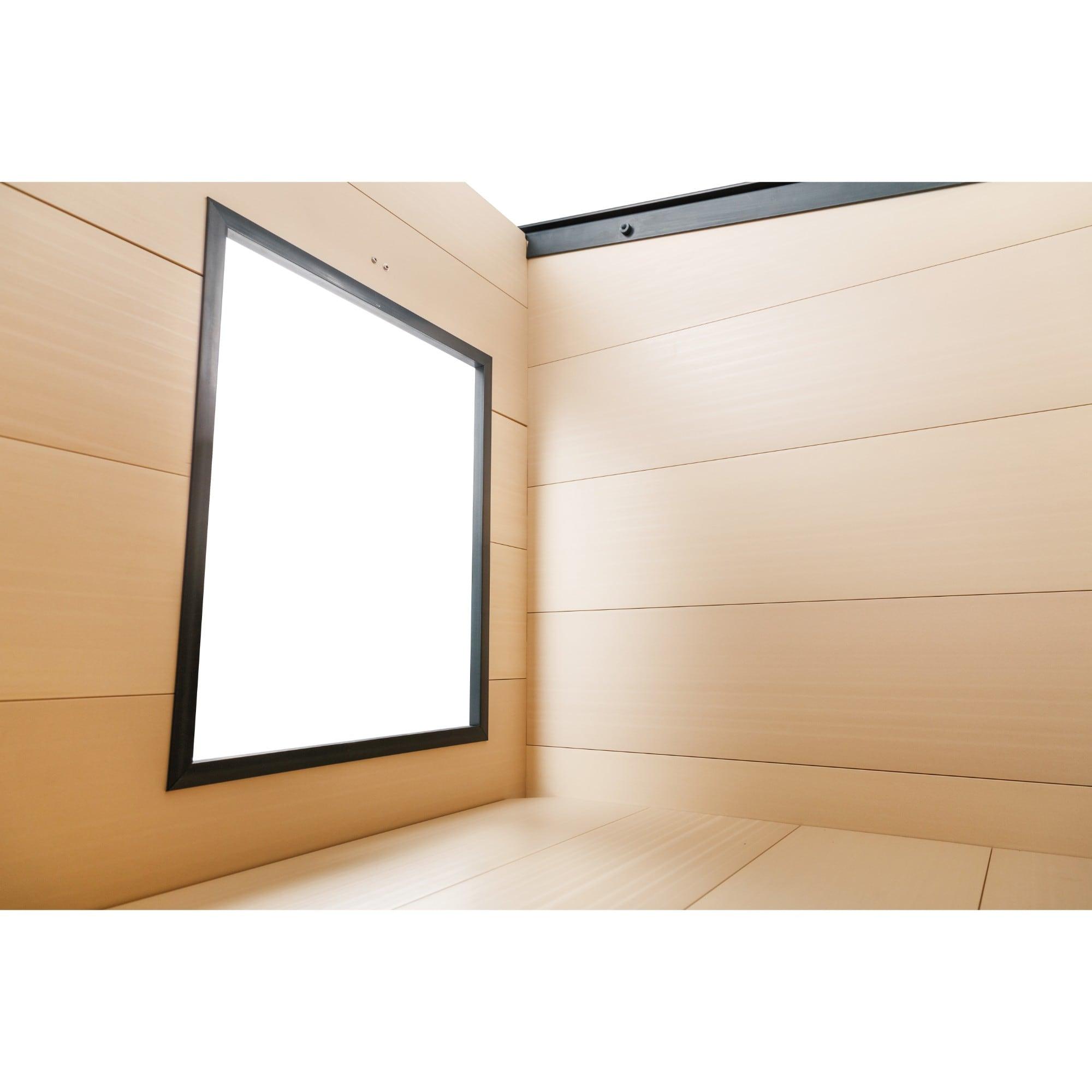 New Age Pet® ECOFLEX® Rustic Lodge Style Dog House for Medium Dogs up to 110lbs - Durable, Weatherproof, Easy to Clean Outdoor Pet Shelter with Elevated Floor for Enhanced Ventilation, Quick Assembly