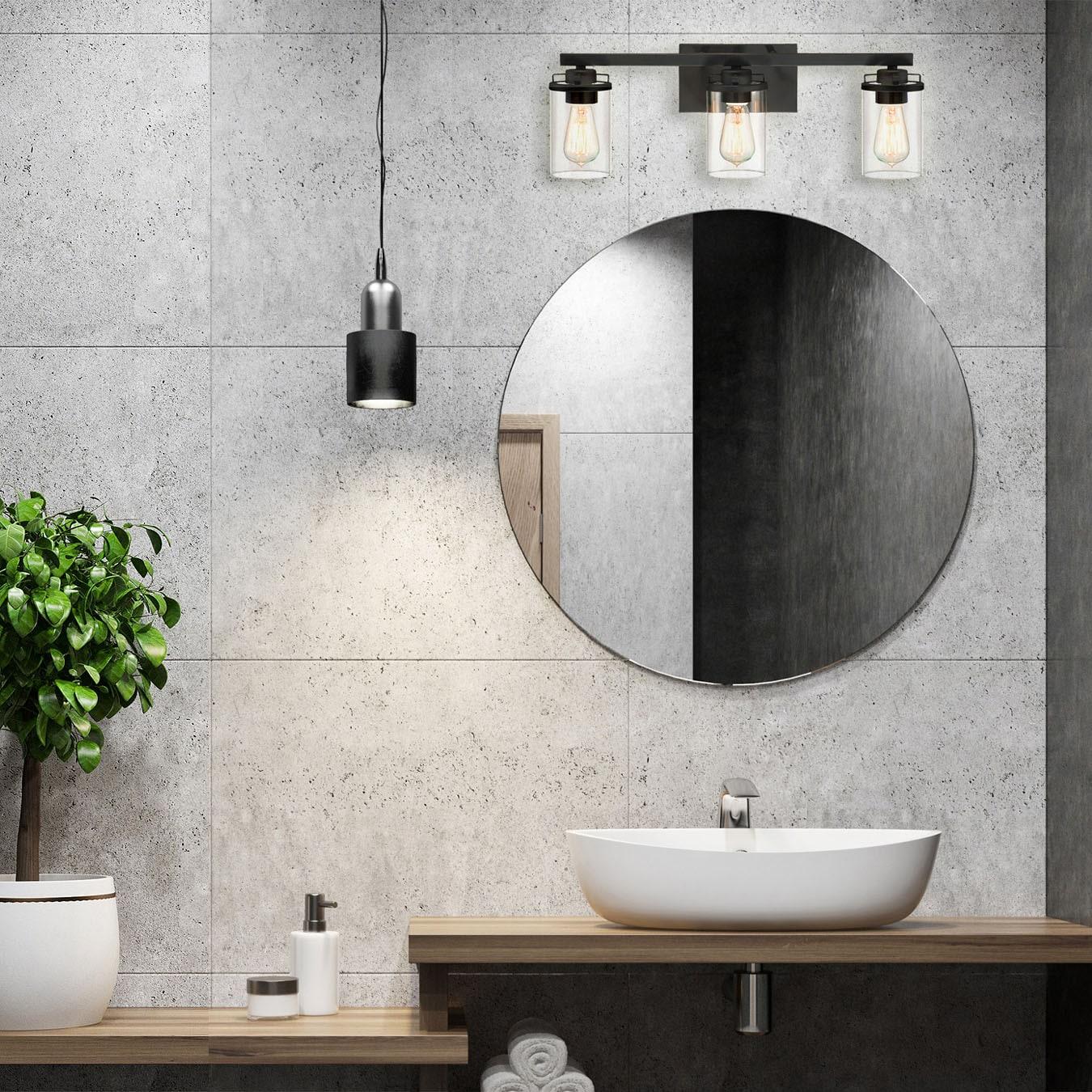 Designers Fountain 93303-BK Jedrek 3 Light Bath in Black