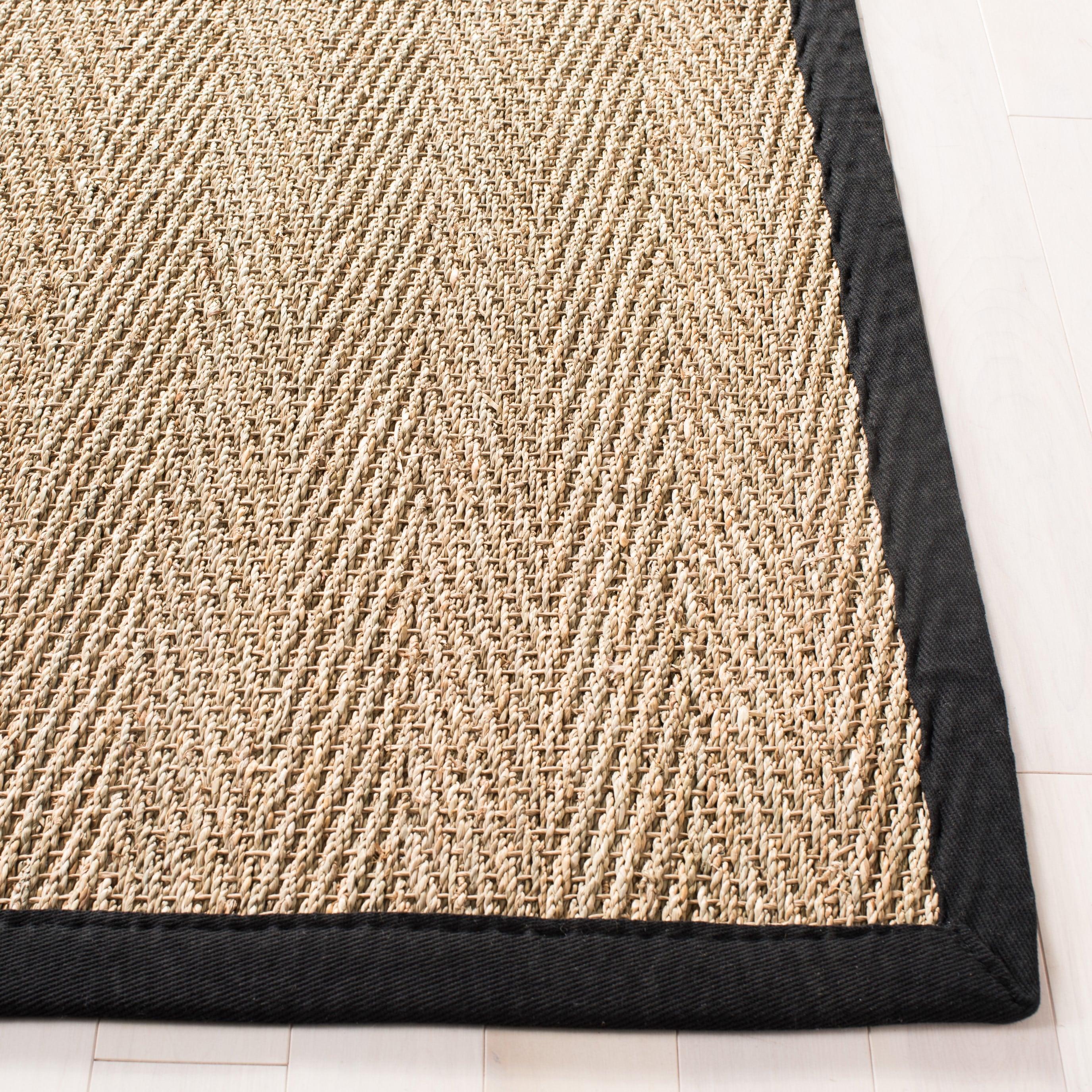 Natural Fiber NF115 Power Loomed Indoor Accent Rug - Natural/Black - 3'x5' - Safavieh.