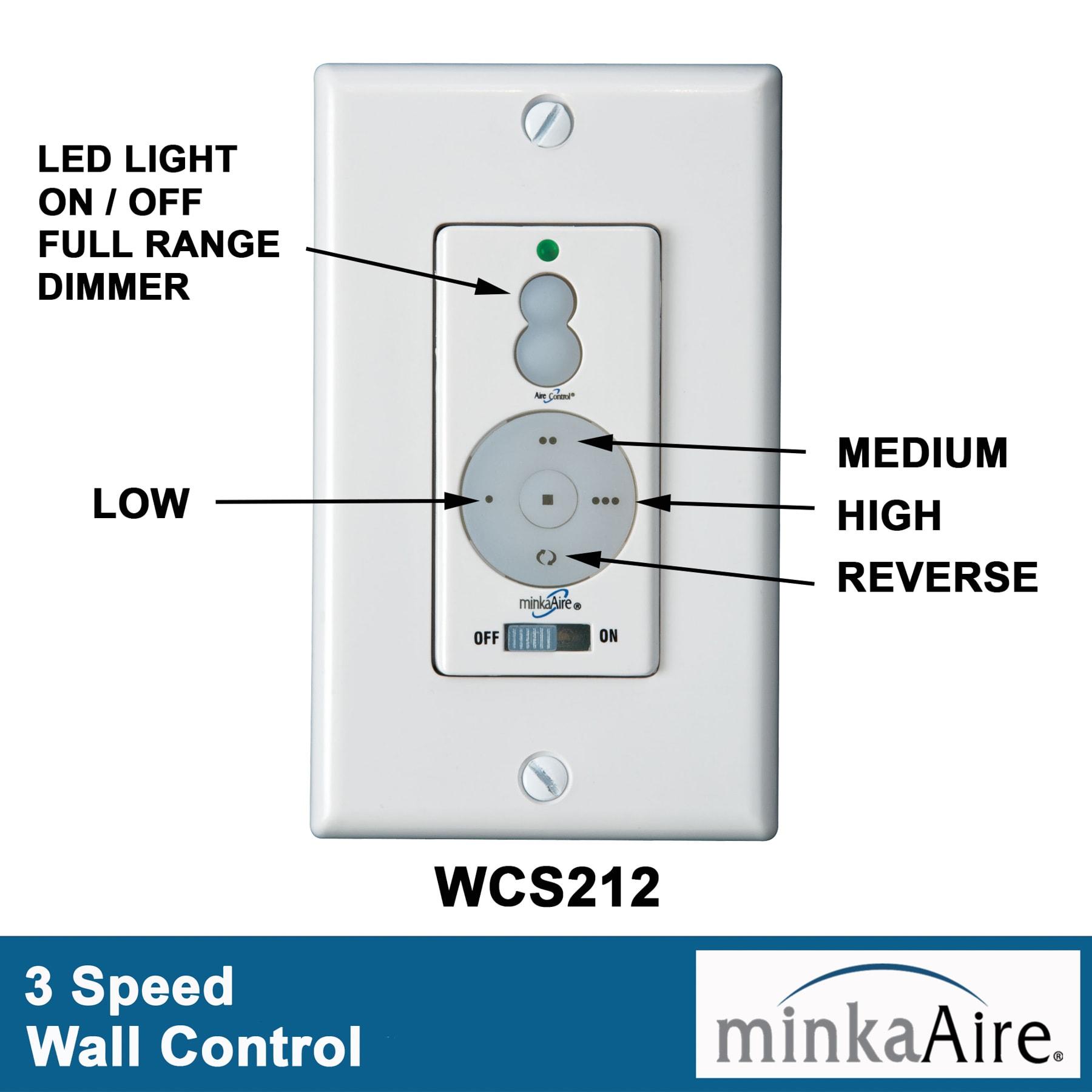 Minka Aire 44" Concept II 3 - Blade Outdoor LED Propeller Ceiling Fan with Wall Control and Light Kit Included