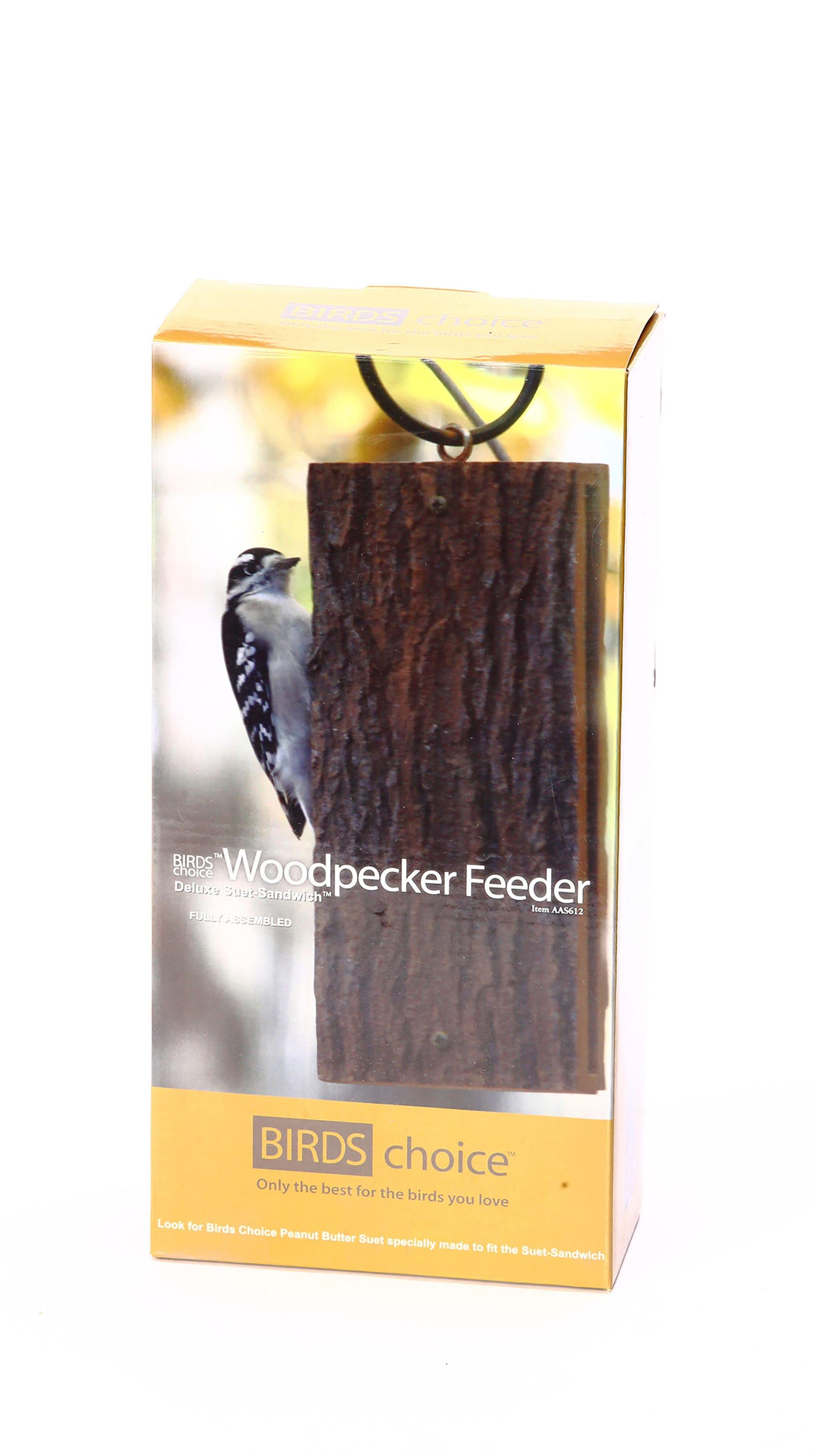 Birds Choice Spreadable Suet Feeder for Woodpeckers