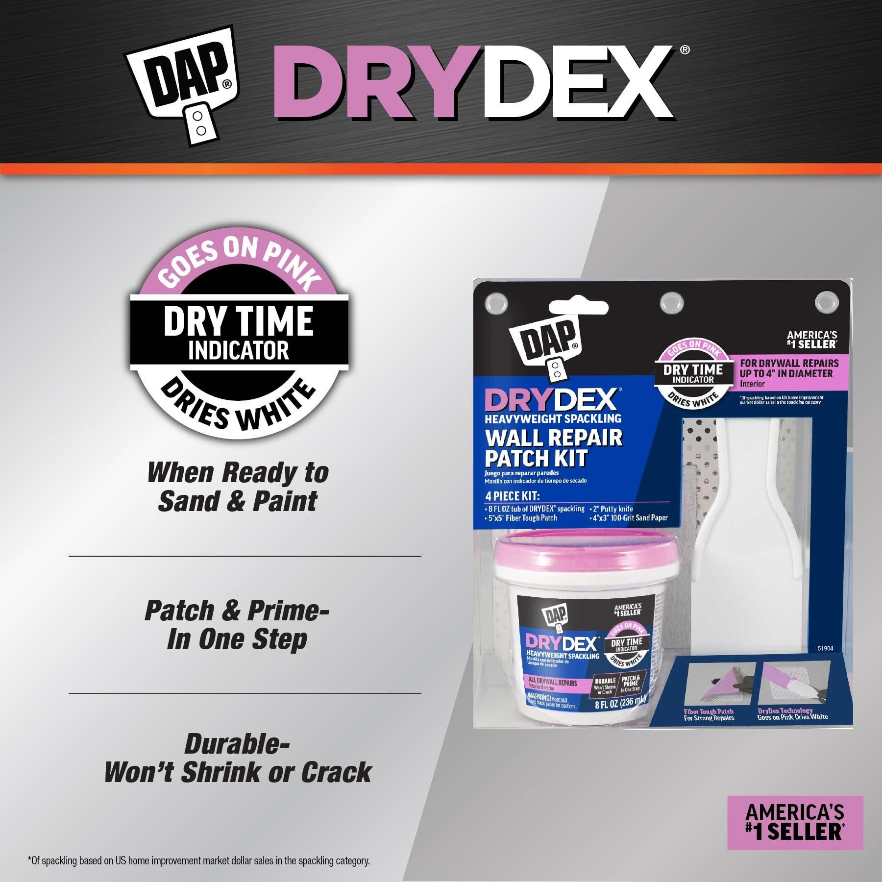 Dap Wall Repair Kit: Wall Putty & Spackle Kit for Patching & Repair, Plaster Wall Filler, 2.5 lb