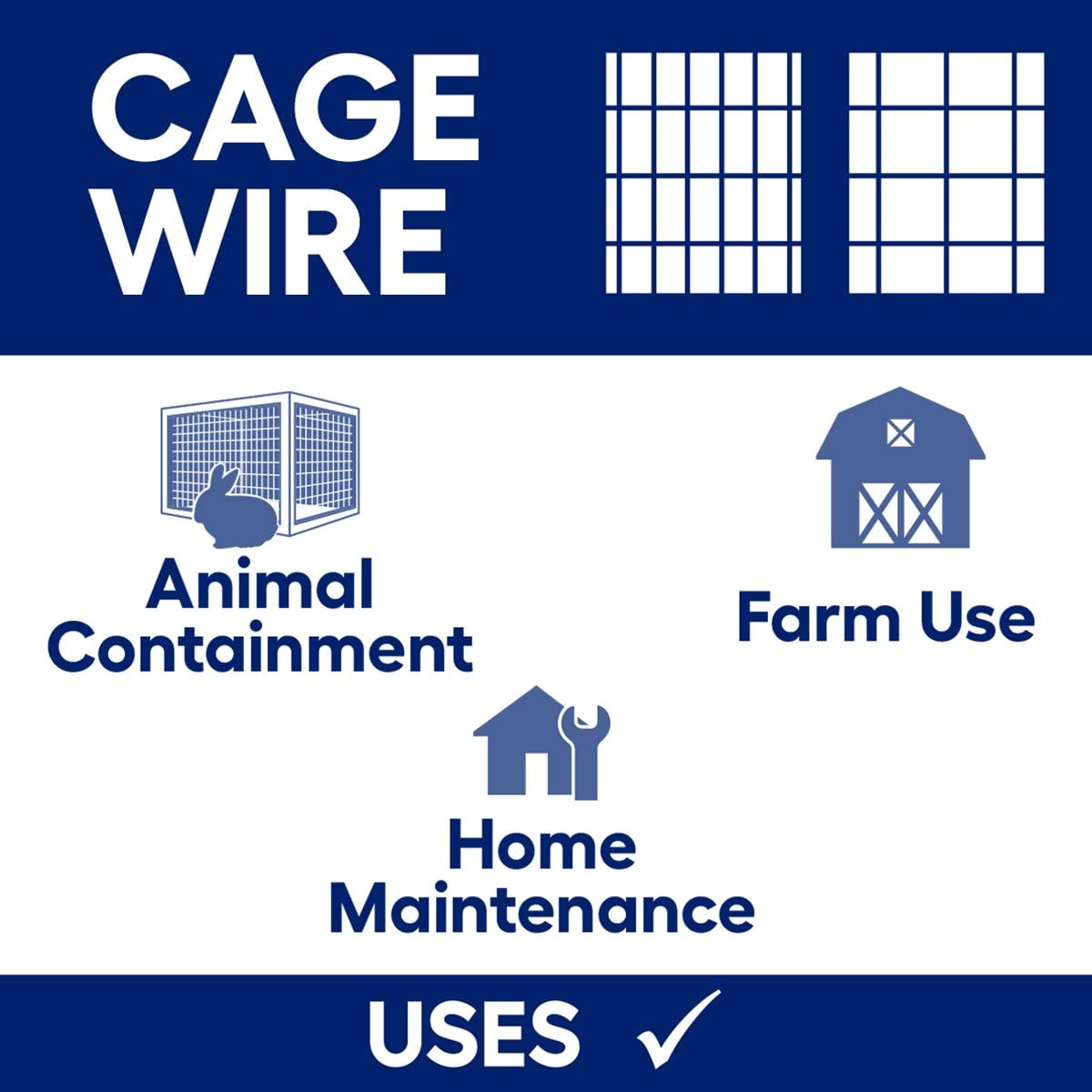 24in x 15ft 1x1in Light Duty Welded Wire