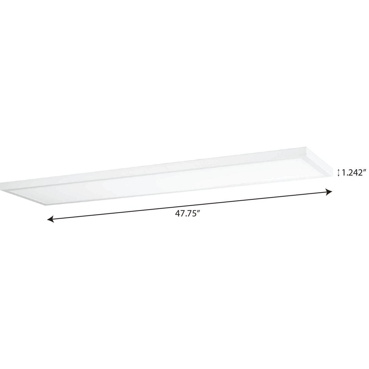 Progress Lighting, Everlume Collection, 1-Light, LED Linear Panel Light, Satin White, Frosted Polycarbonate Shade