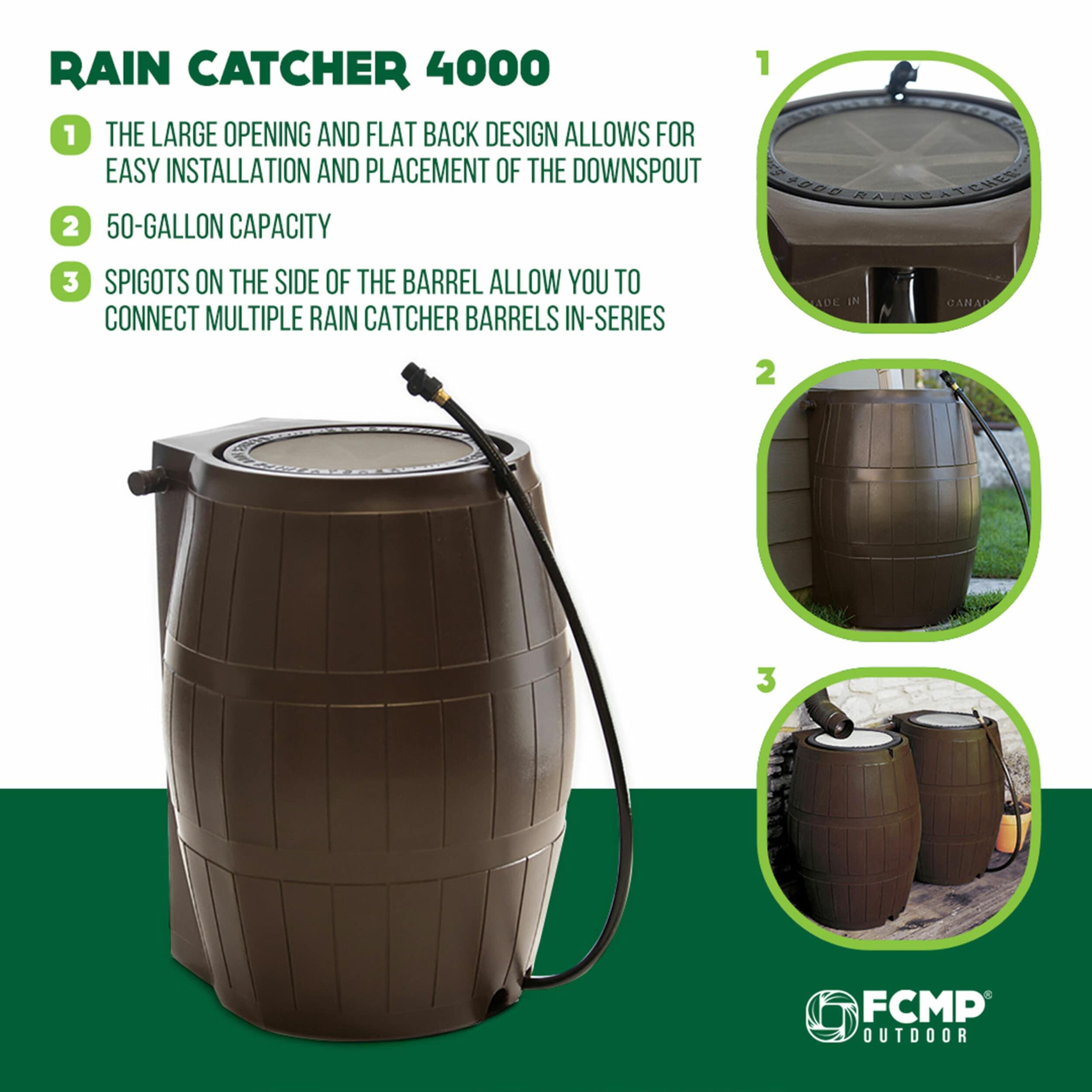 FCMP Outdoor FCMP Outdoor Rain Water Catcher Barrel Container