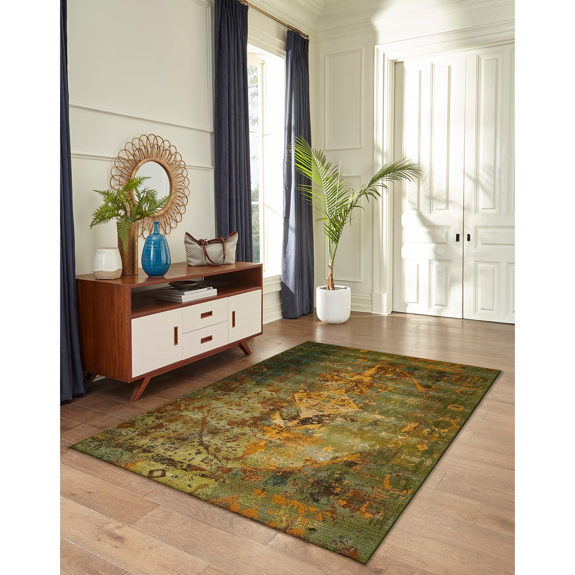 Liora Manne Marina Kermin Indoor/Outdoor Rug Green 7'10" x 9'10"