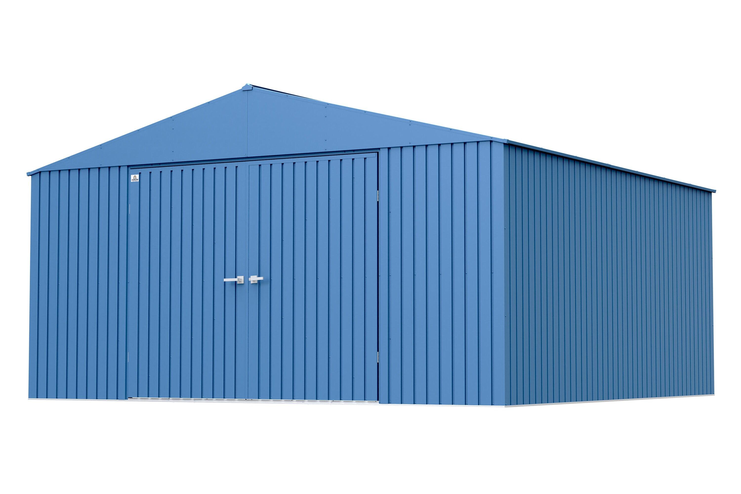 Arrow Arrow Elite Steel Storage Shed, 14X14
