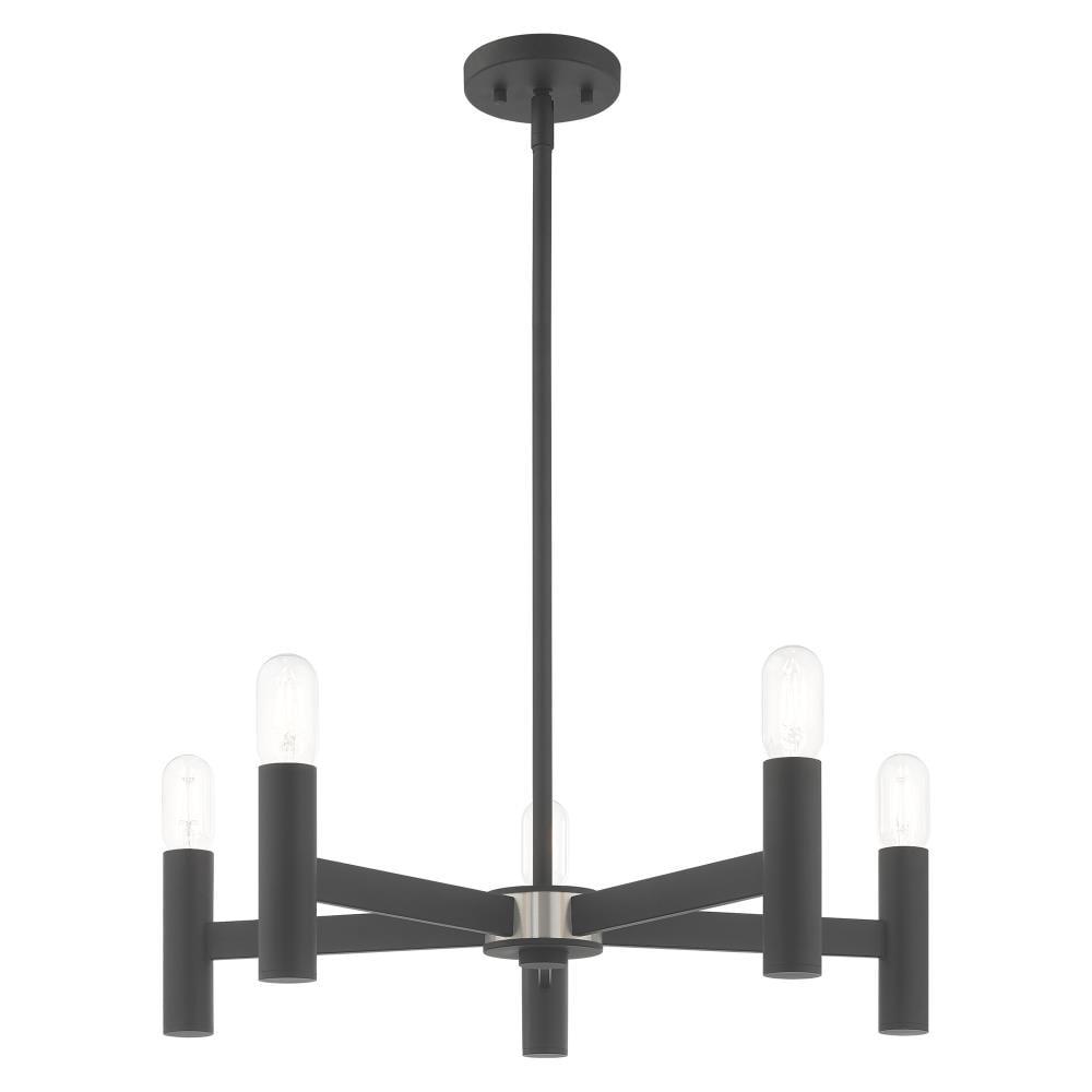 Livex Lighting - Copenhagen - 5 Light Chandelier in Mid Century Modern Style -