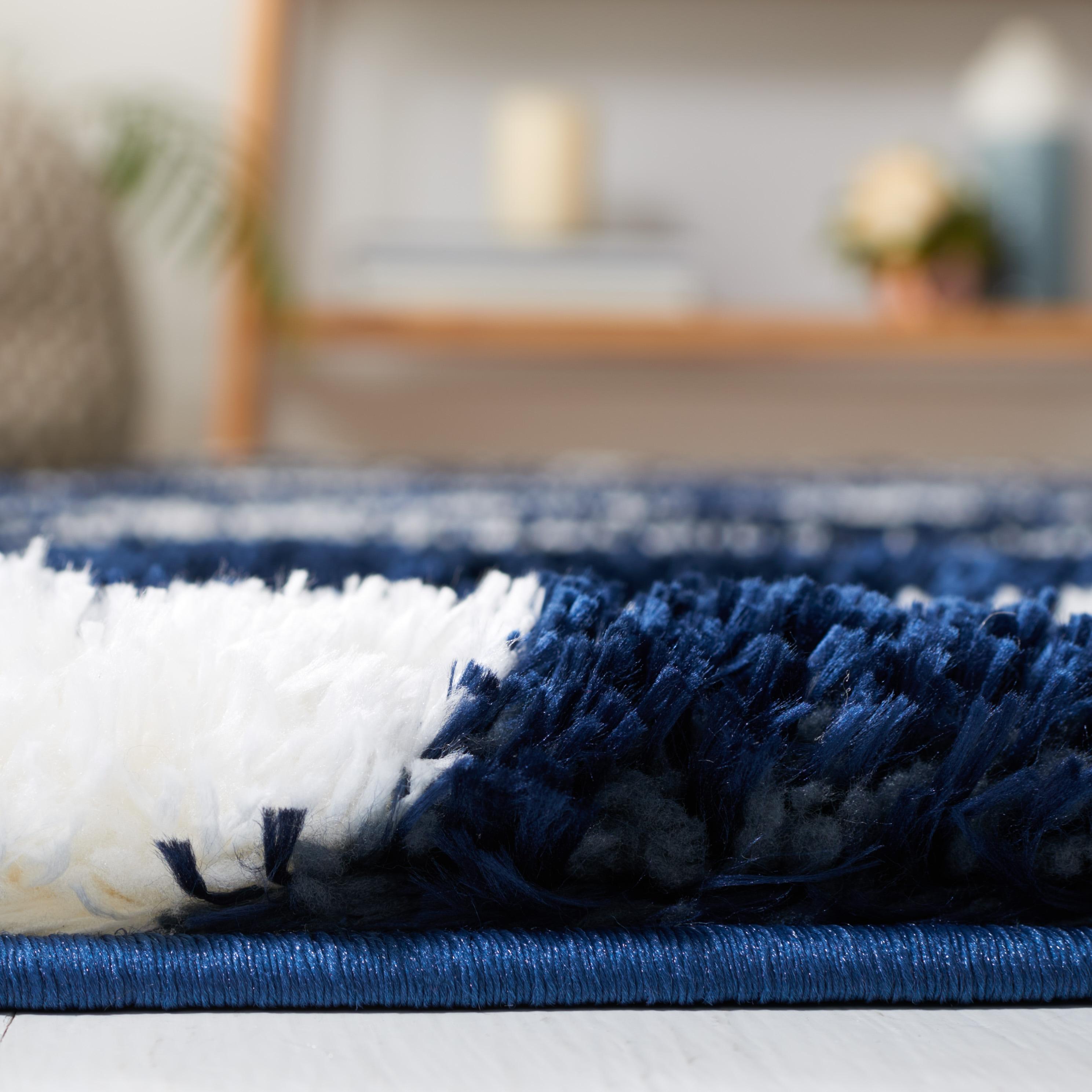 Red Barrel Studio® Tahoe Shag Performance Geometric Rug