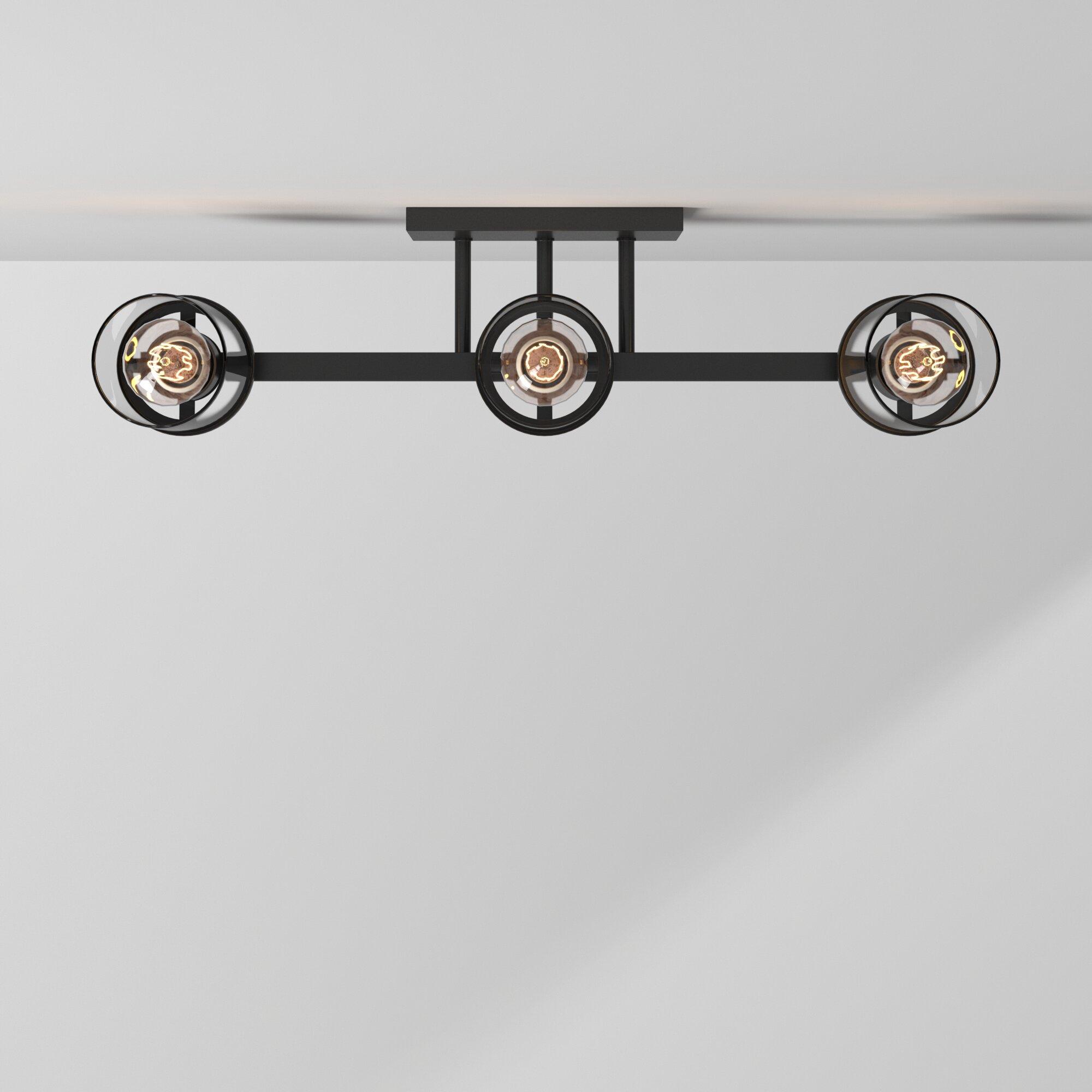 Designers Fountain 93303-BK Jedrek 3 Light Bath in Black