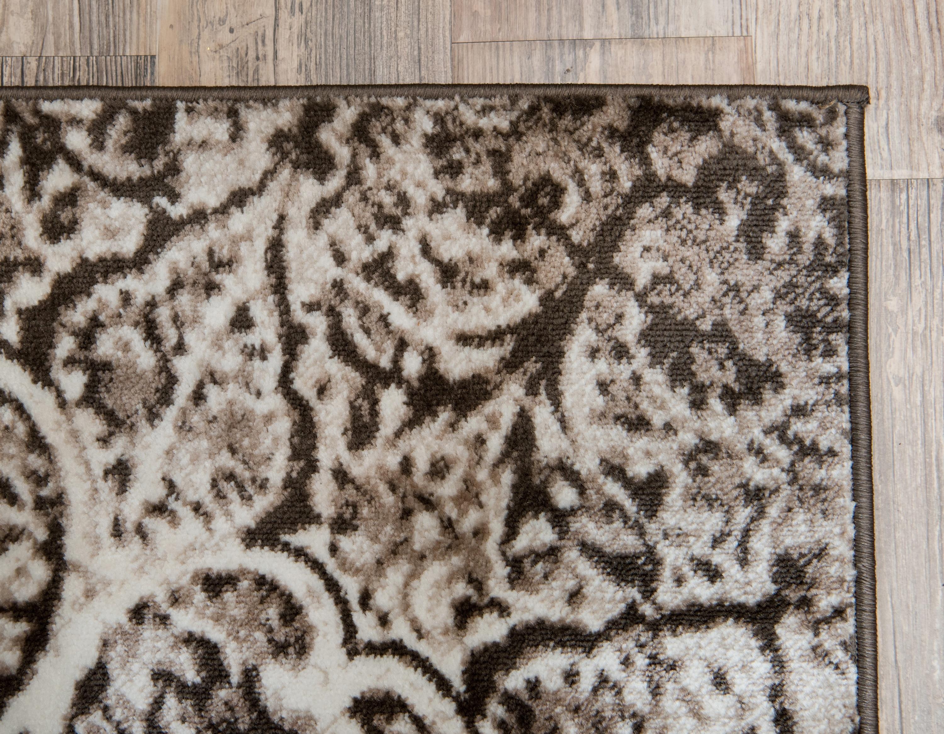 Unique Loom 4' 0 x 6' 0 Sofia Grace Brown Area Rug