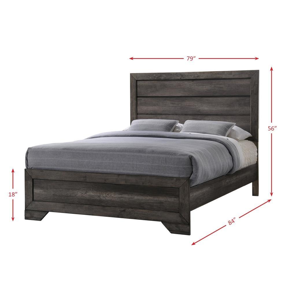 Picket House Furnishings Grayson 4 Piece King Panel Bedroom Set