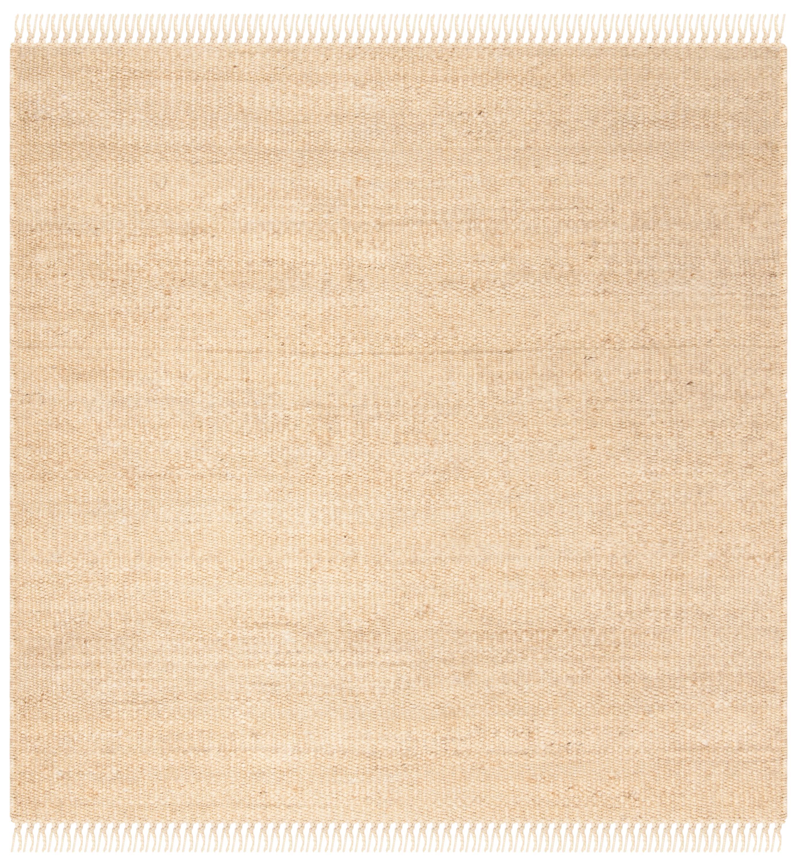 Natural Fiber NF368 Hand Woven Indoor Area Rug - Ivory - 6'x6' - Safavieh.