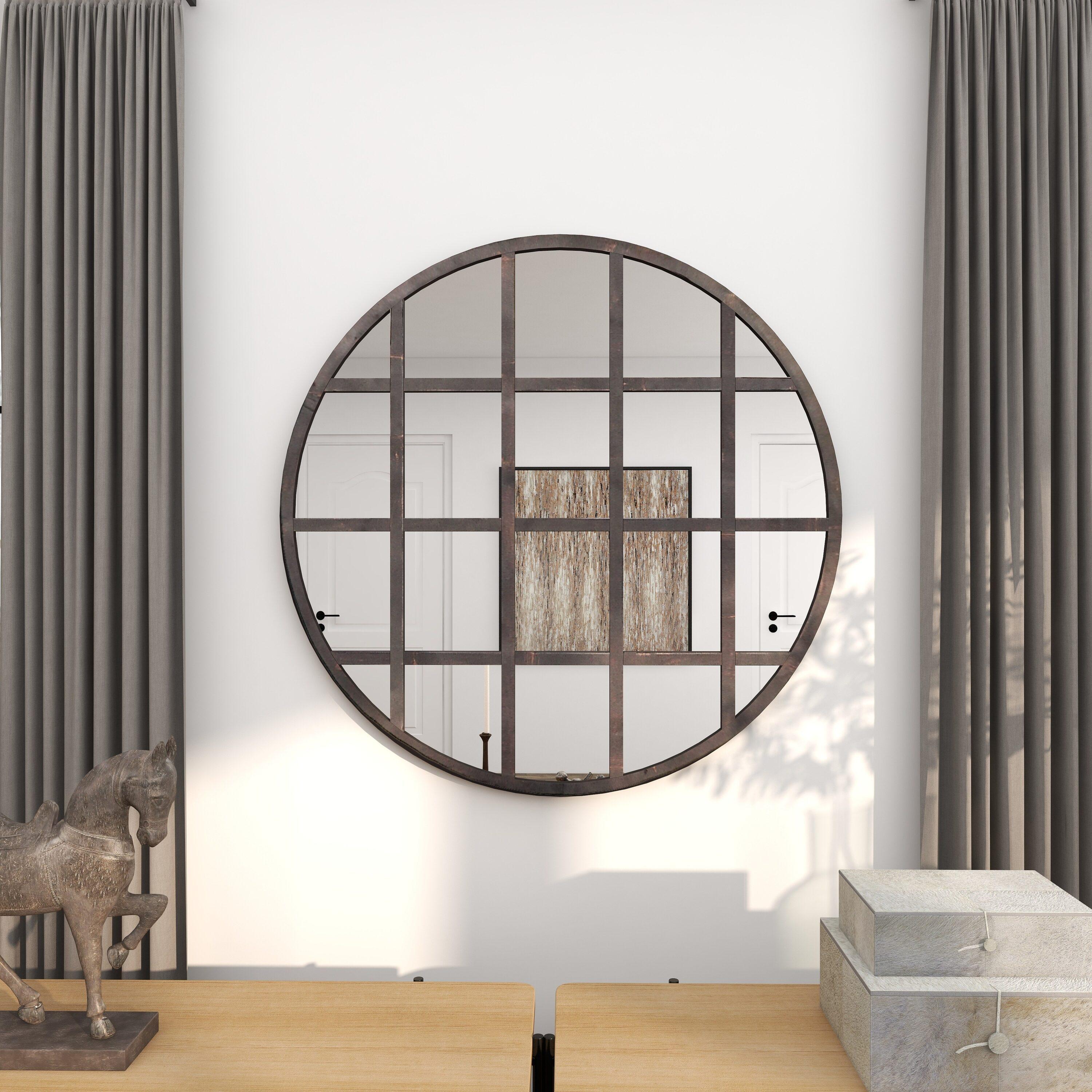 Paneled Modern & Contemporary Accent Mirror