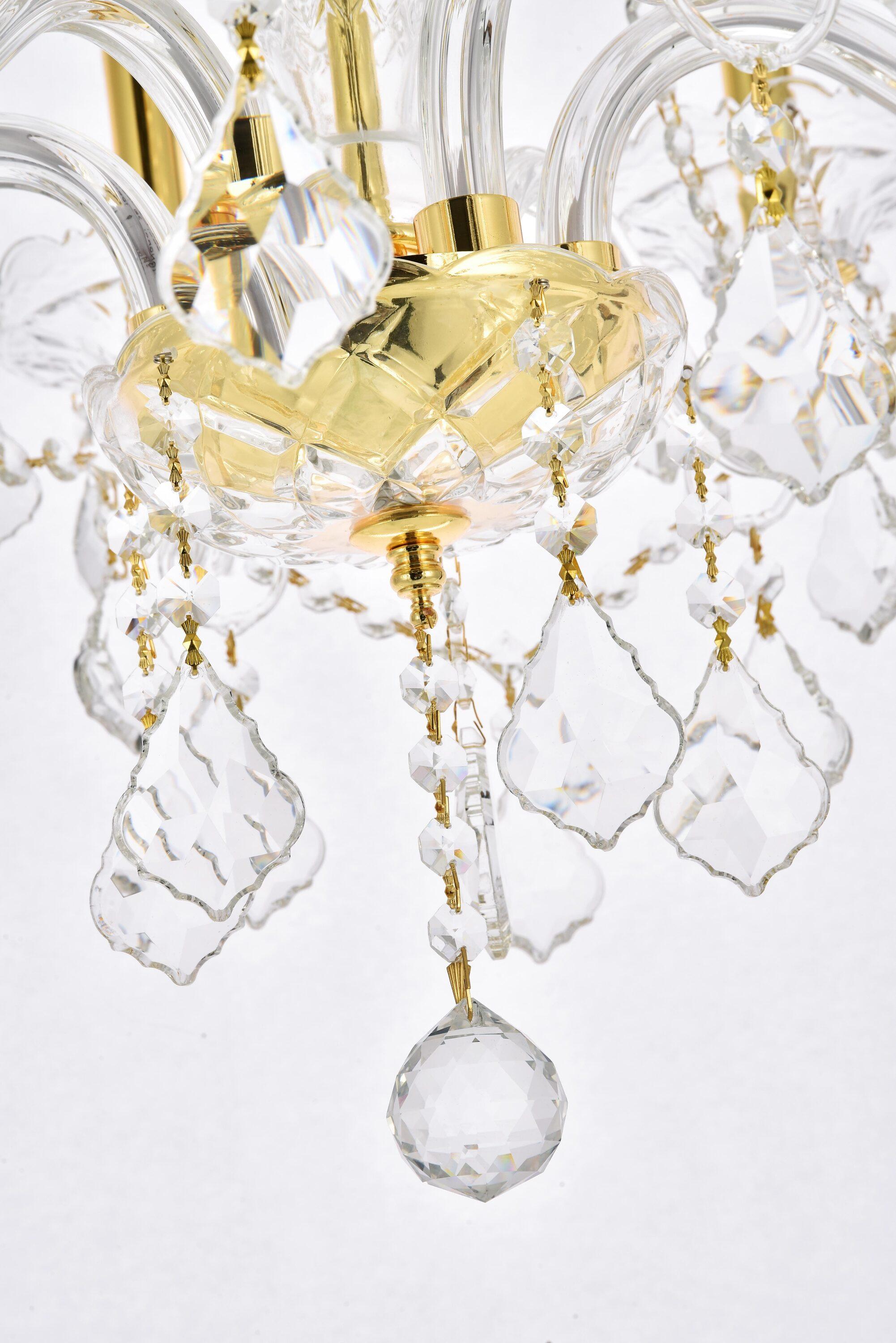 Elegant Lighting Verona 6 - Light Chandelier in  Gold