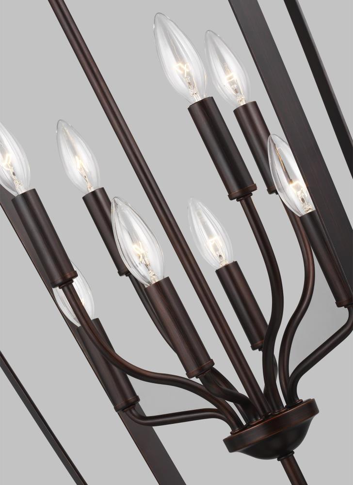 Romee 8-Light Bronze Aluminum Indoor/Outdoor Pendant