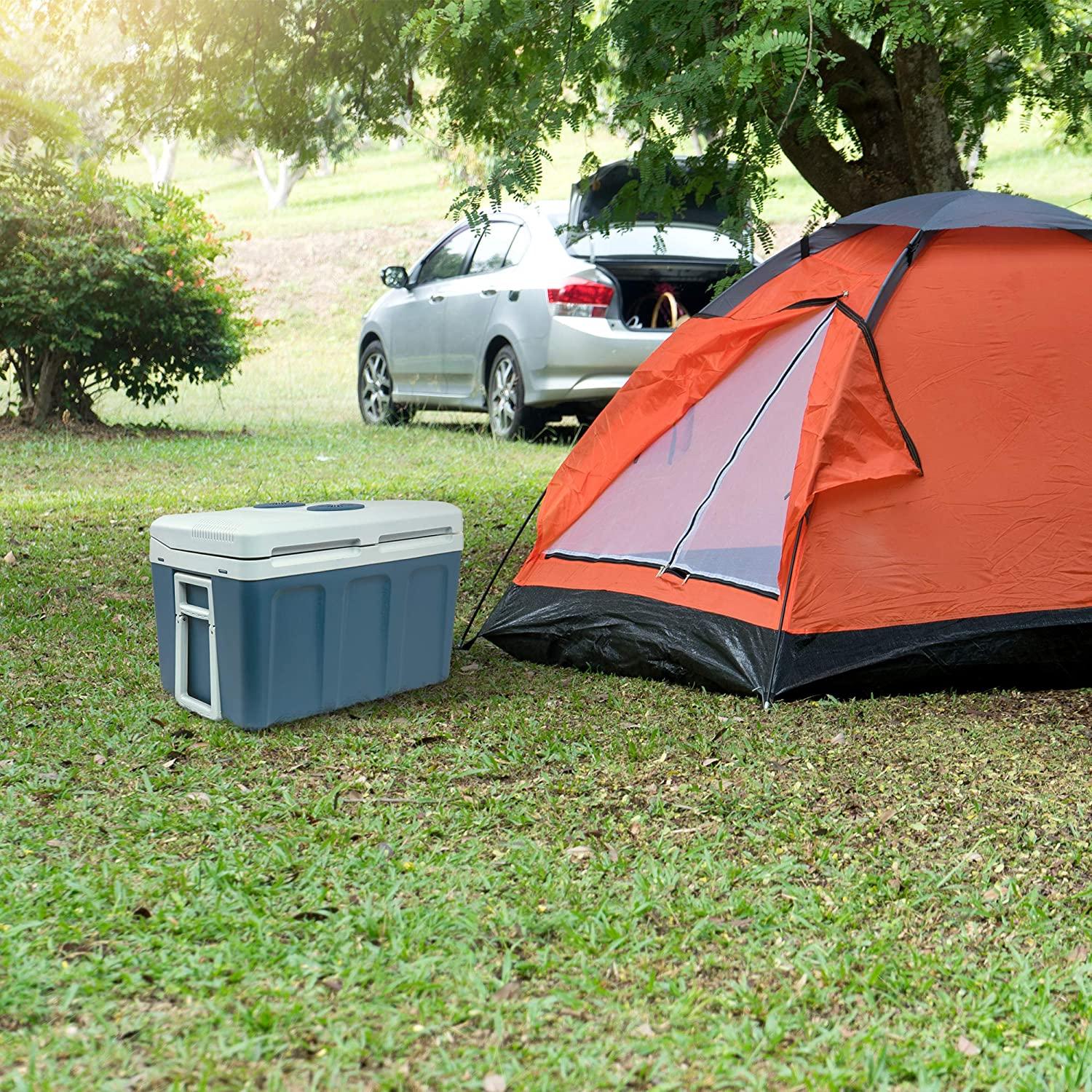 Ivation Serving Station / Cart Cooler in Gray