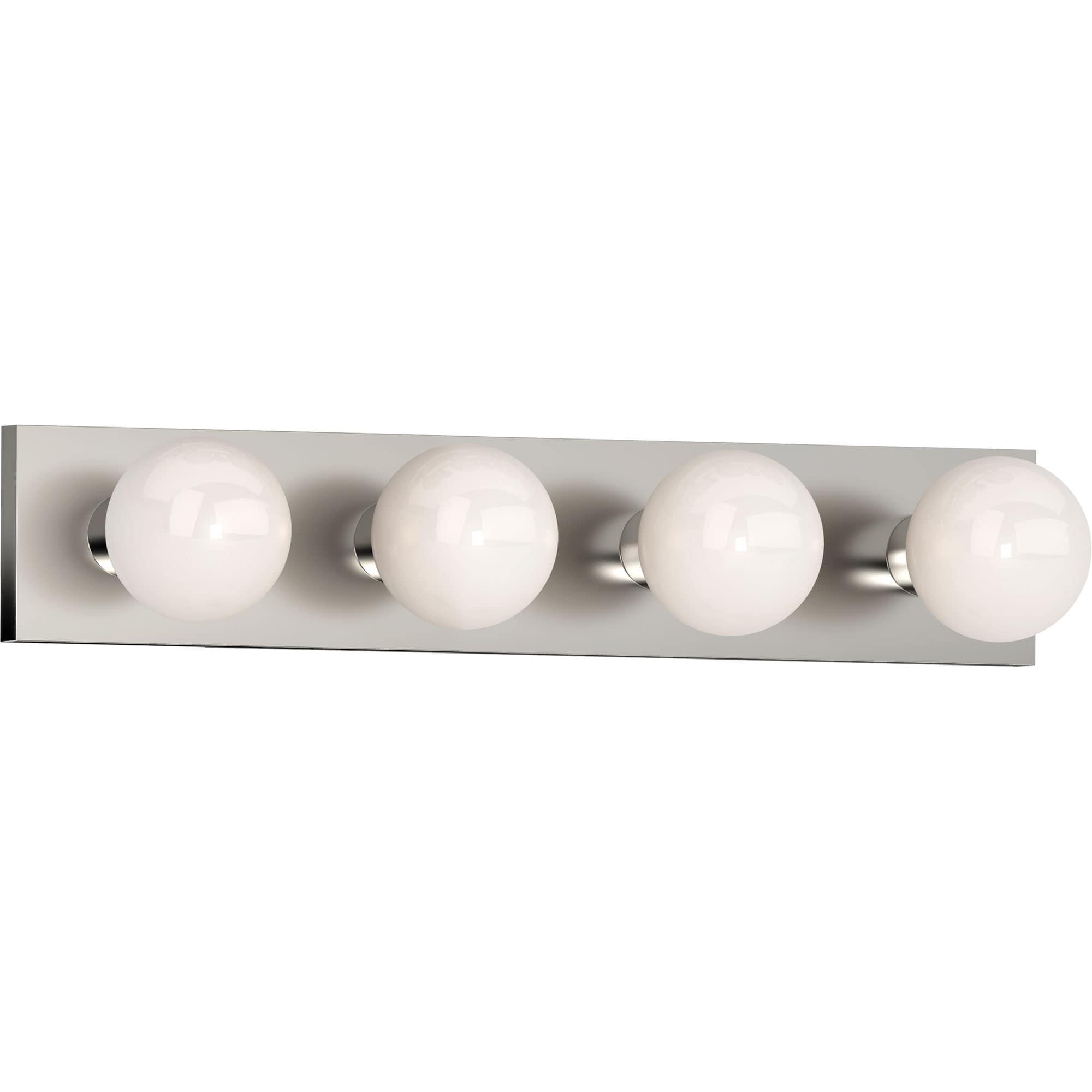 Volume Lighting V1024 4 Light 24" Width Bathroom Vanity Strip - Nickel