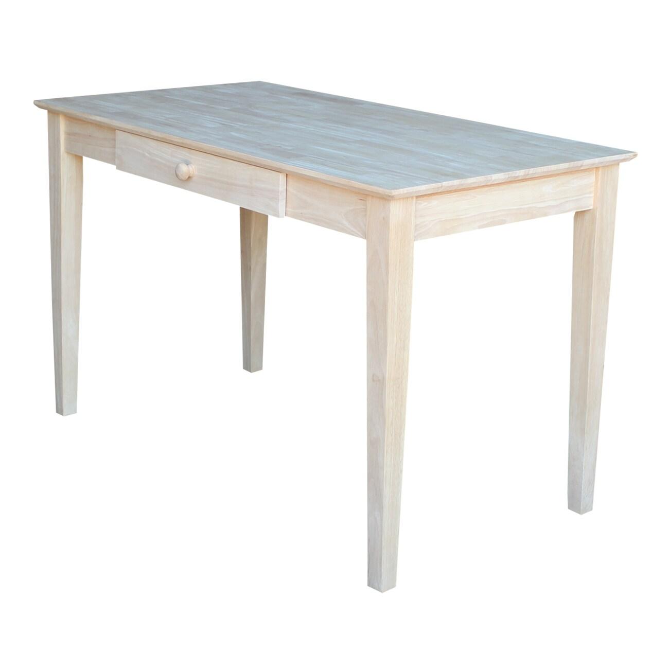 48" Writing Desk Unfinished - International Concepts