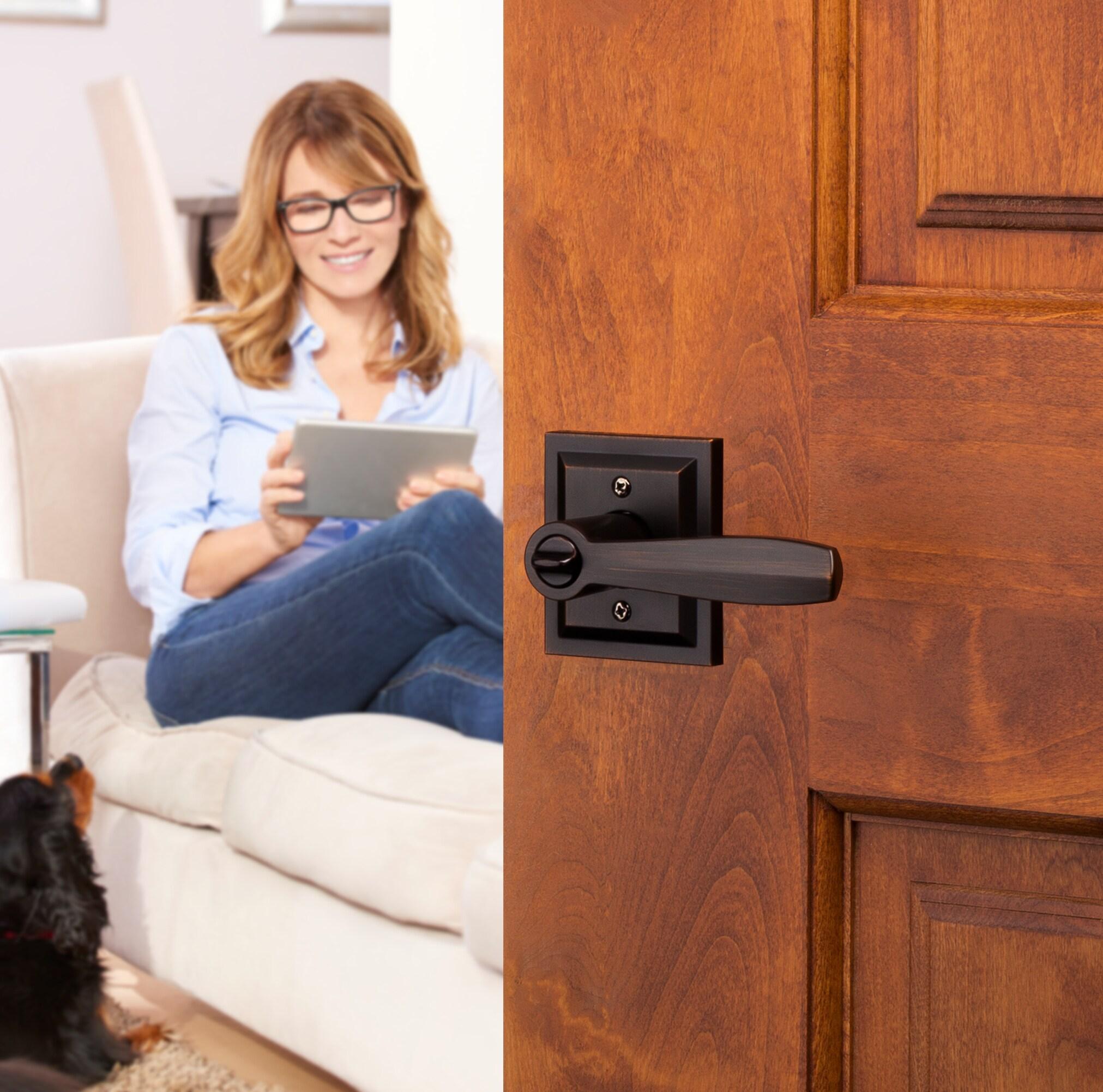Baldwin Torrey Low Profile Rose Keyed Entry Lever Featuring Smartkey in VB