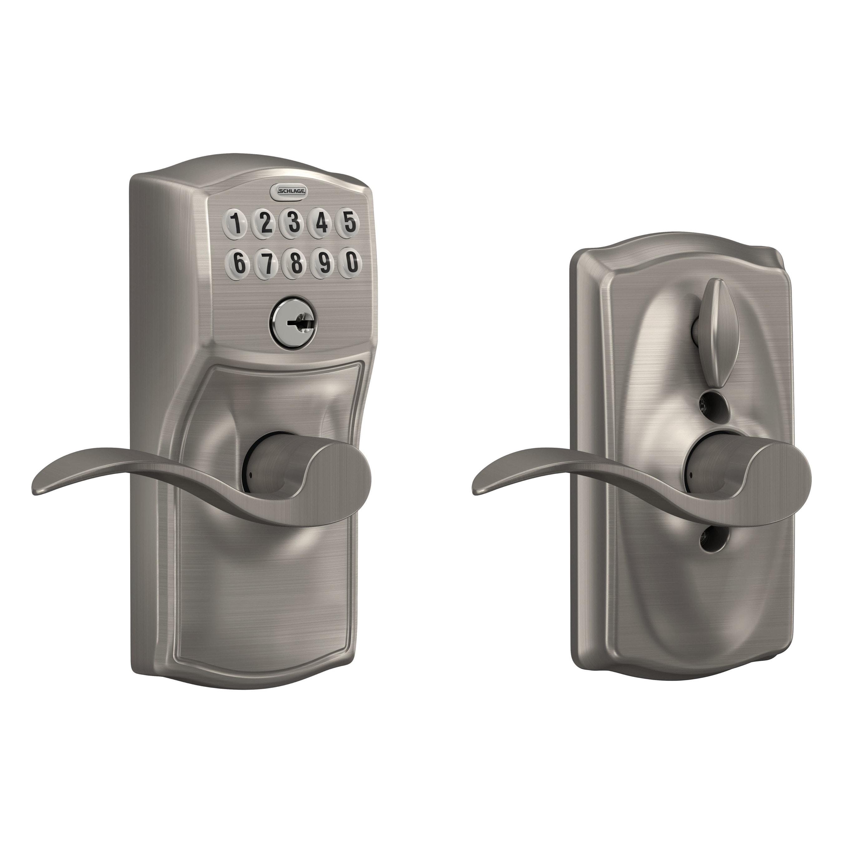Schlage Fe595-Cam-Acc Camelot Keypad Entry - Nickel