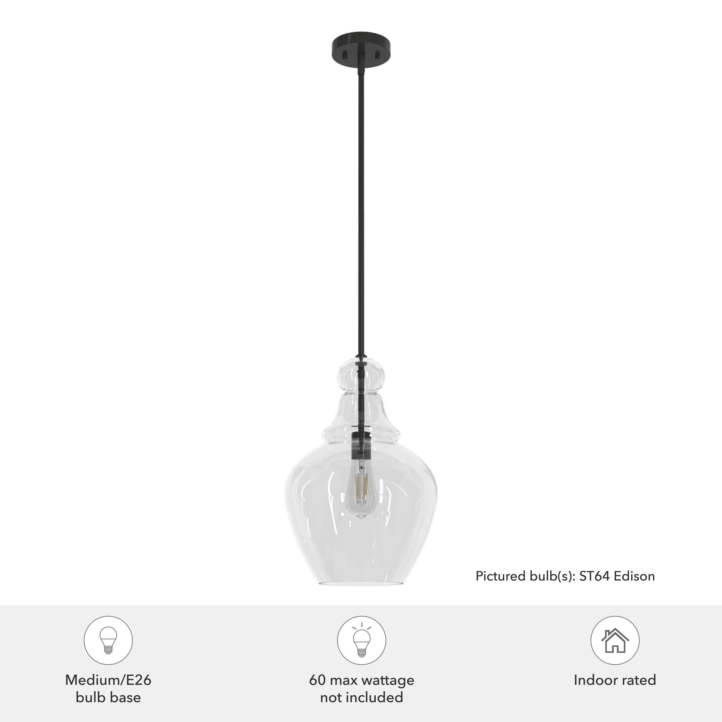 Maple Park 1 Light Bell Pendant