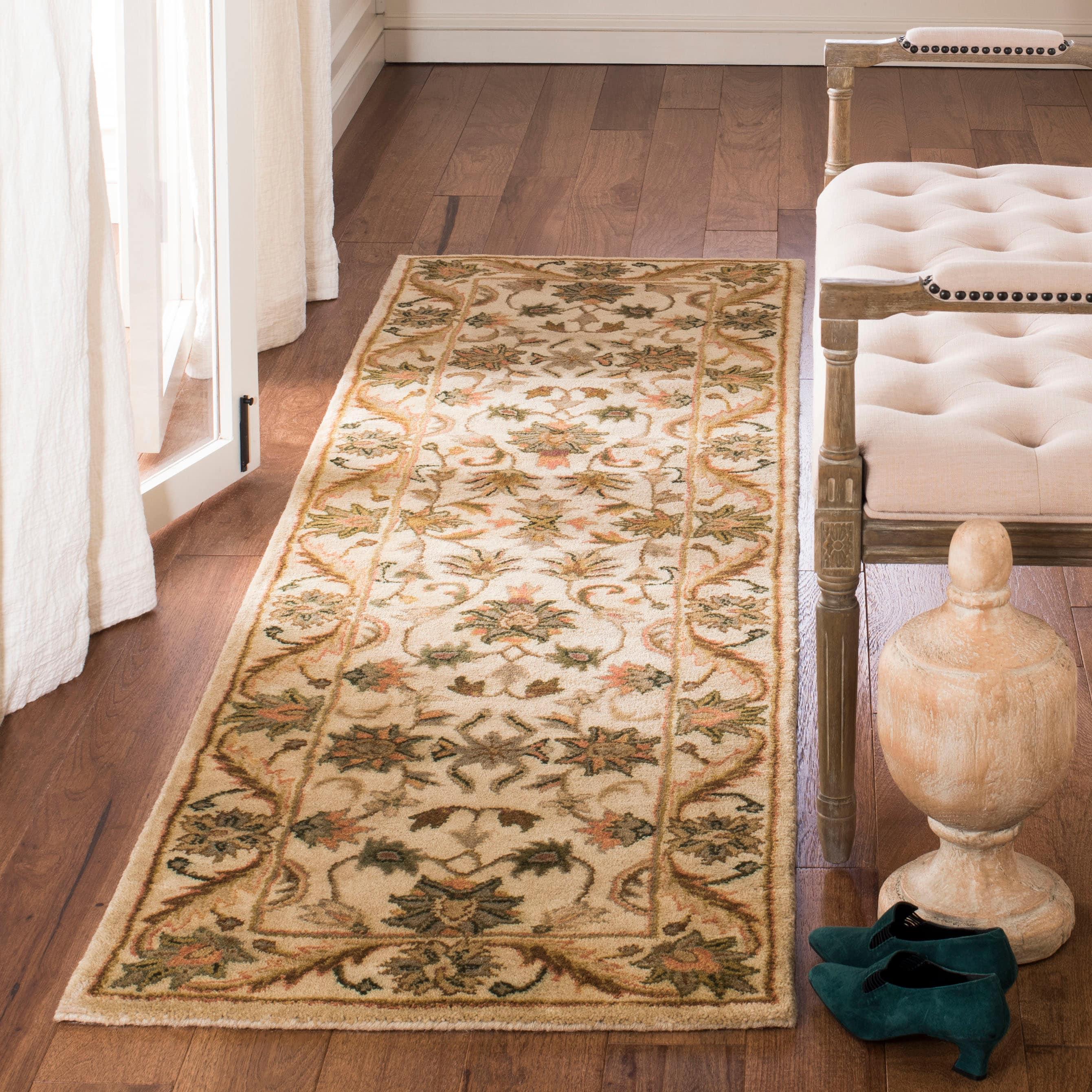 Antiquity AT52 Hand Tufted Indoor Runner Rug - Gold - 2'3"x8' - Safavieh