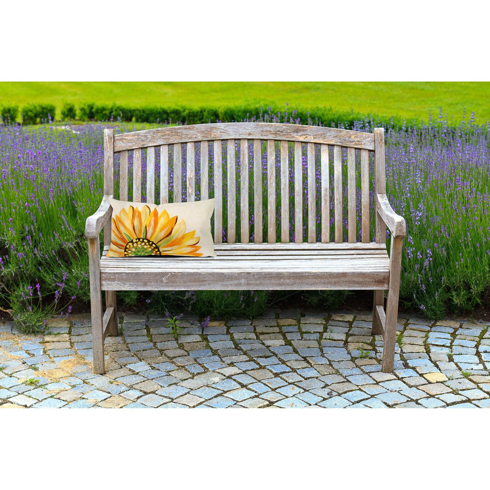 Liora Manne Appliqued,Buttons,Embroidered,Fringed,Ruffled,Sequined,Tassels Polyester,Synthetic Indoor/Outdoor Throw Pillow