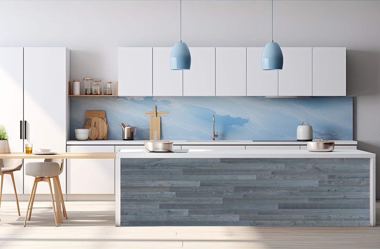 Timberchic River Reclaimed Wooden Wall planks - Simple Peel & Stick Wall Covering Application for DIY Accent Wall & Home Improvement - Modern, Premium Wall Paneling