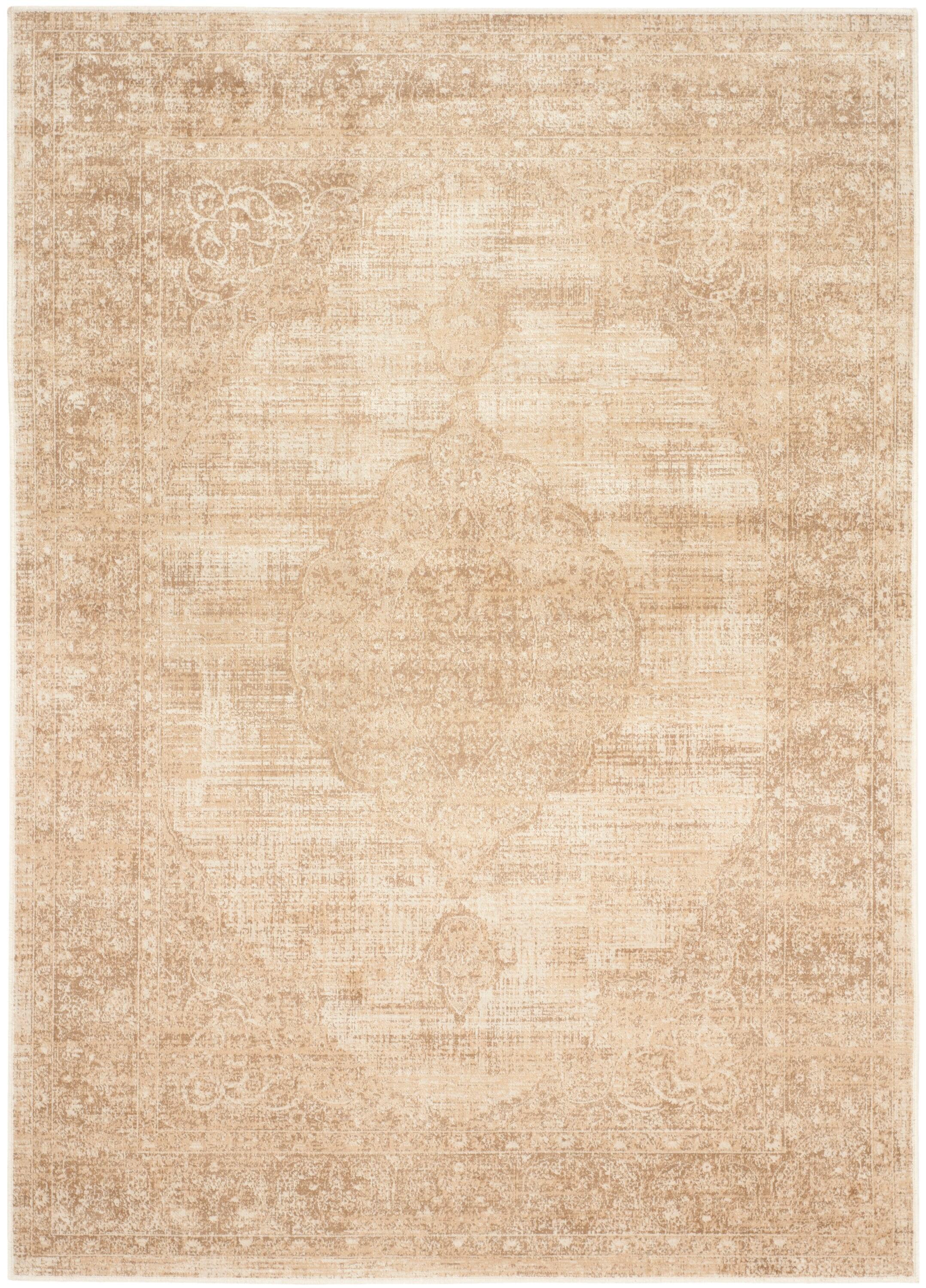 Vintage VTG138 Power Loomed Indoor Area Rug - Creme - 5'3"x7'6" - Safavieh.
