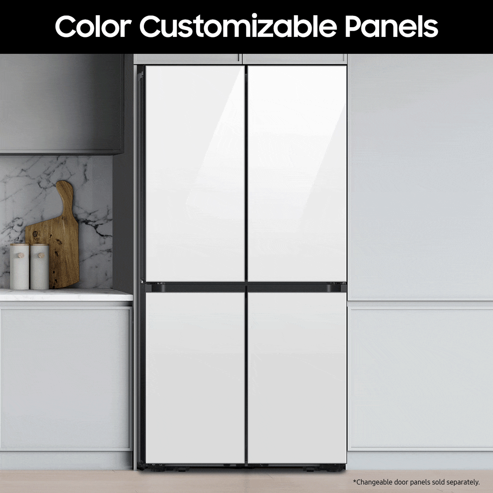 Samsung Bespoke 4-Door Flex Refrigerator 29 cu. ft. in with AI Family Hub+ and AI Vision Inside