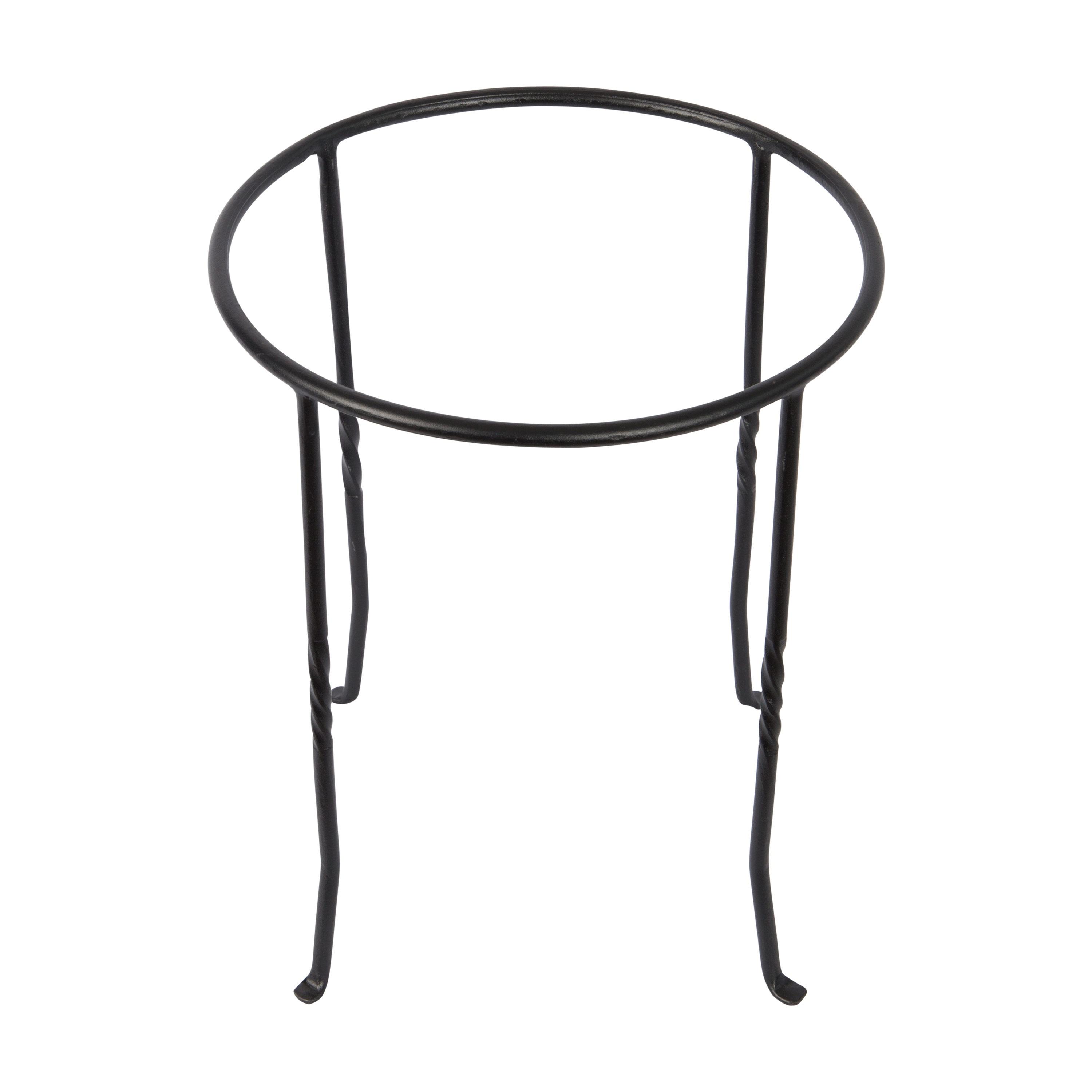 Winston Porter Drumnasole Iron Pedestal Birdbath