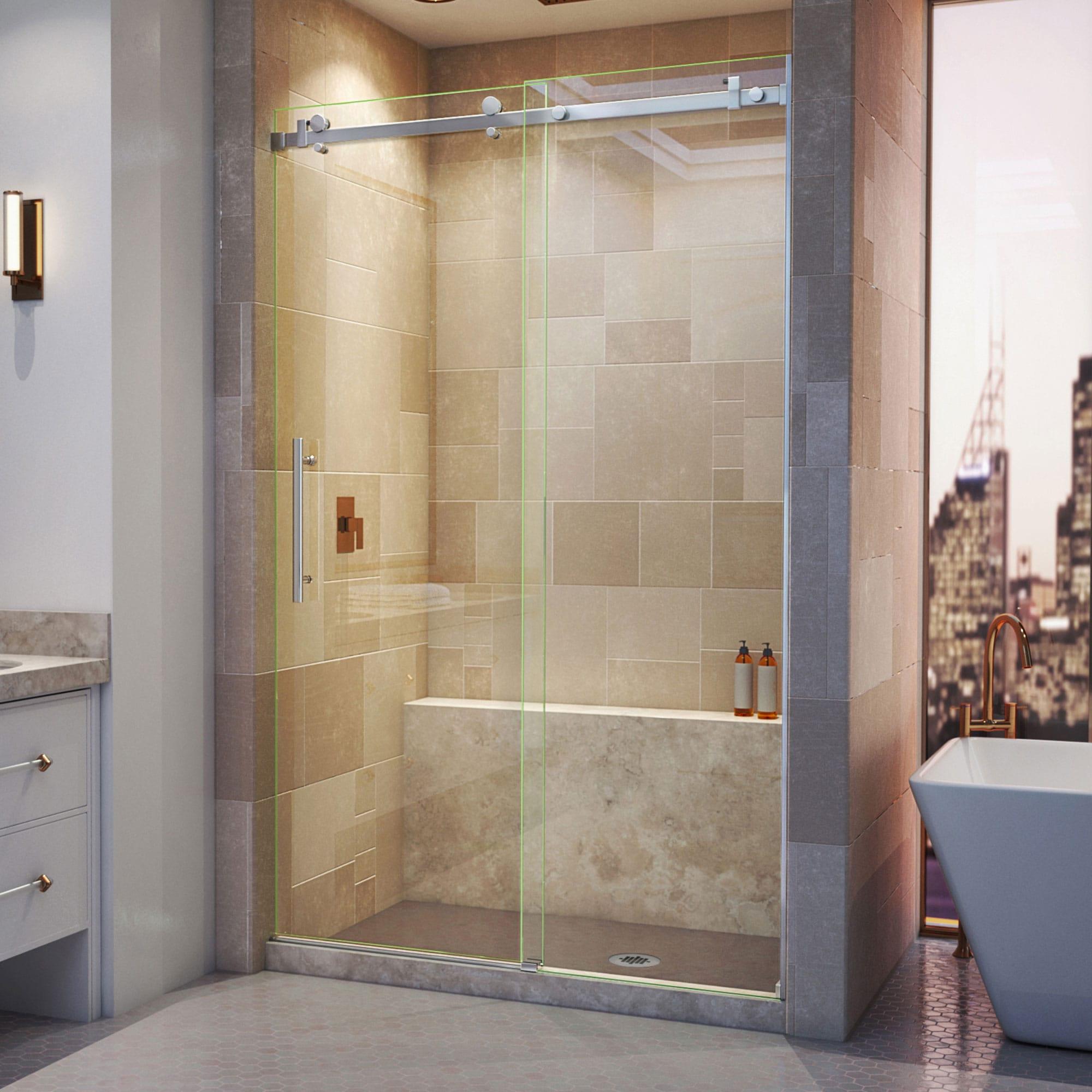 DreamLine Enigma Air 44 - 48 in. W x 76 in. H Frameless Sliding Shower Door