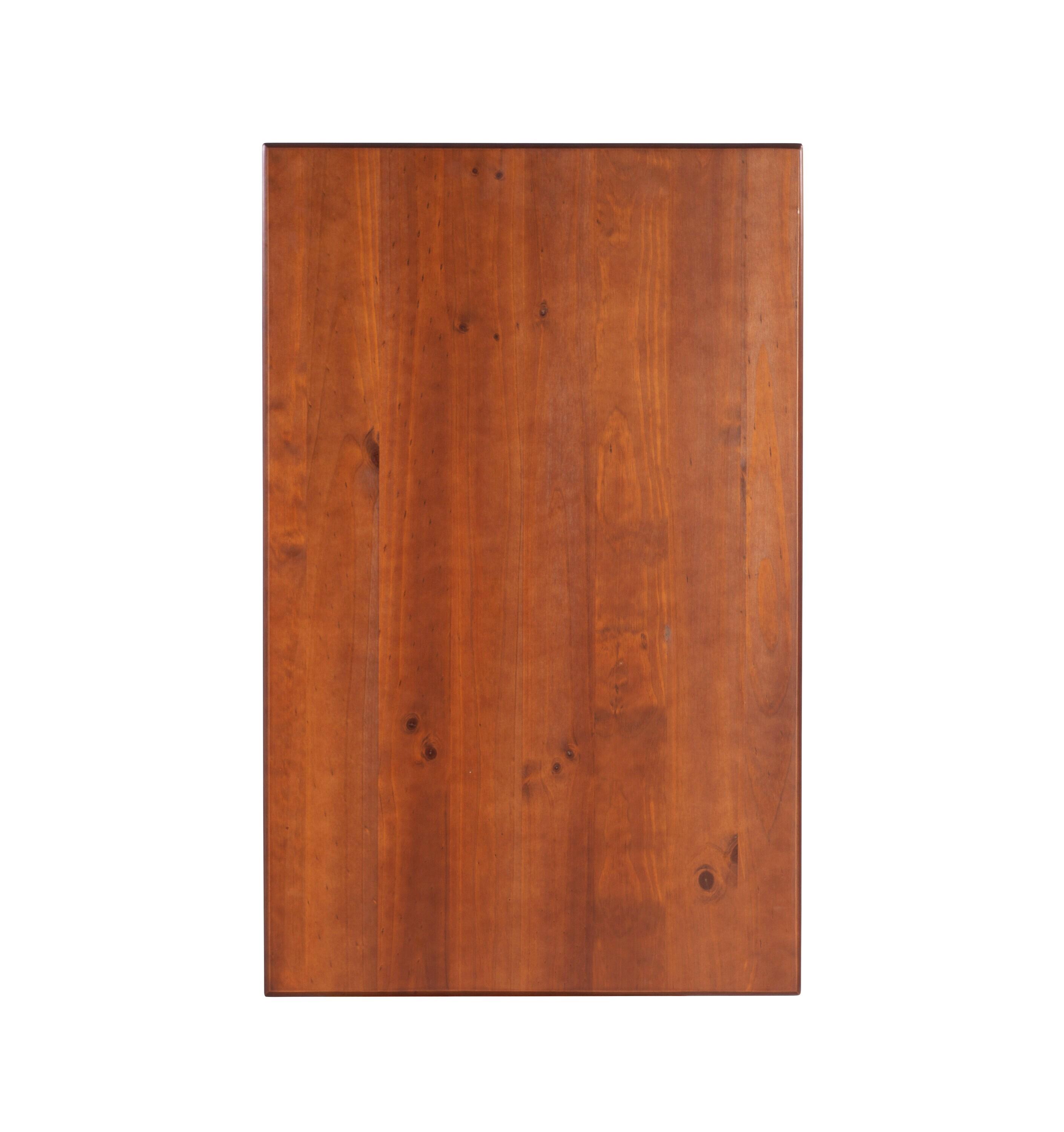 Chelsea Traditional Dining Table Walnut - Linon: Corner Nook, Seats 5, Pine Frame