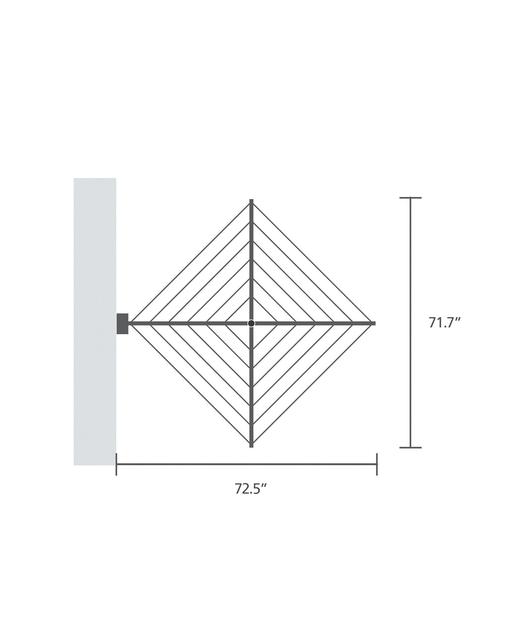 Brabantia Matt Steel Wall-Mounted Retractable Clothesline with Storage Box