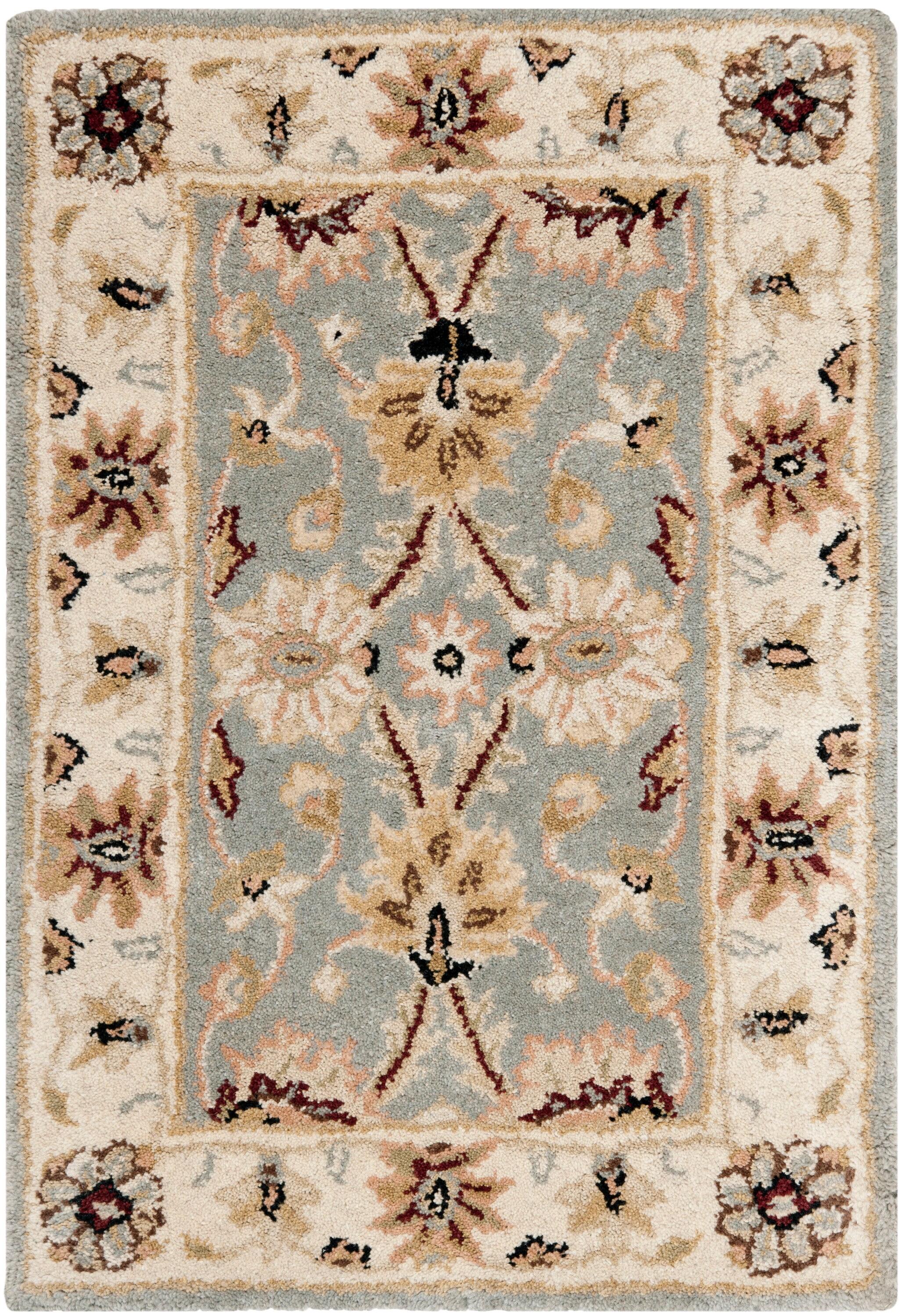 Antiquity AT249 Hand Tufted Accent Rug - Light Blue/Ivory - 2'x3' - Safavieh.