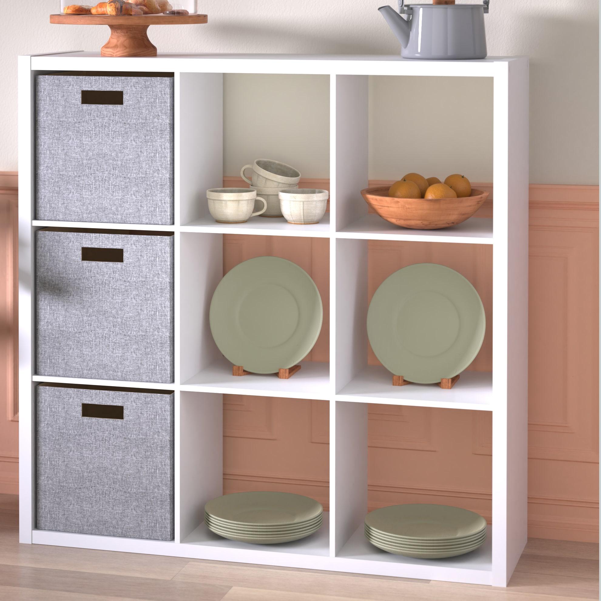 43.98" H x 43.82" W Decorative Cube Bookcase