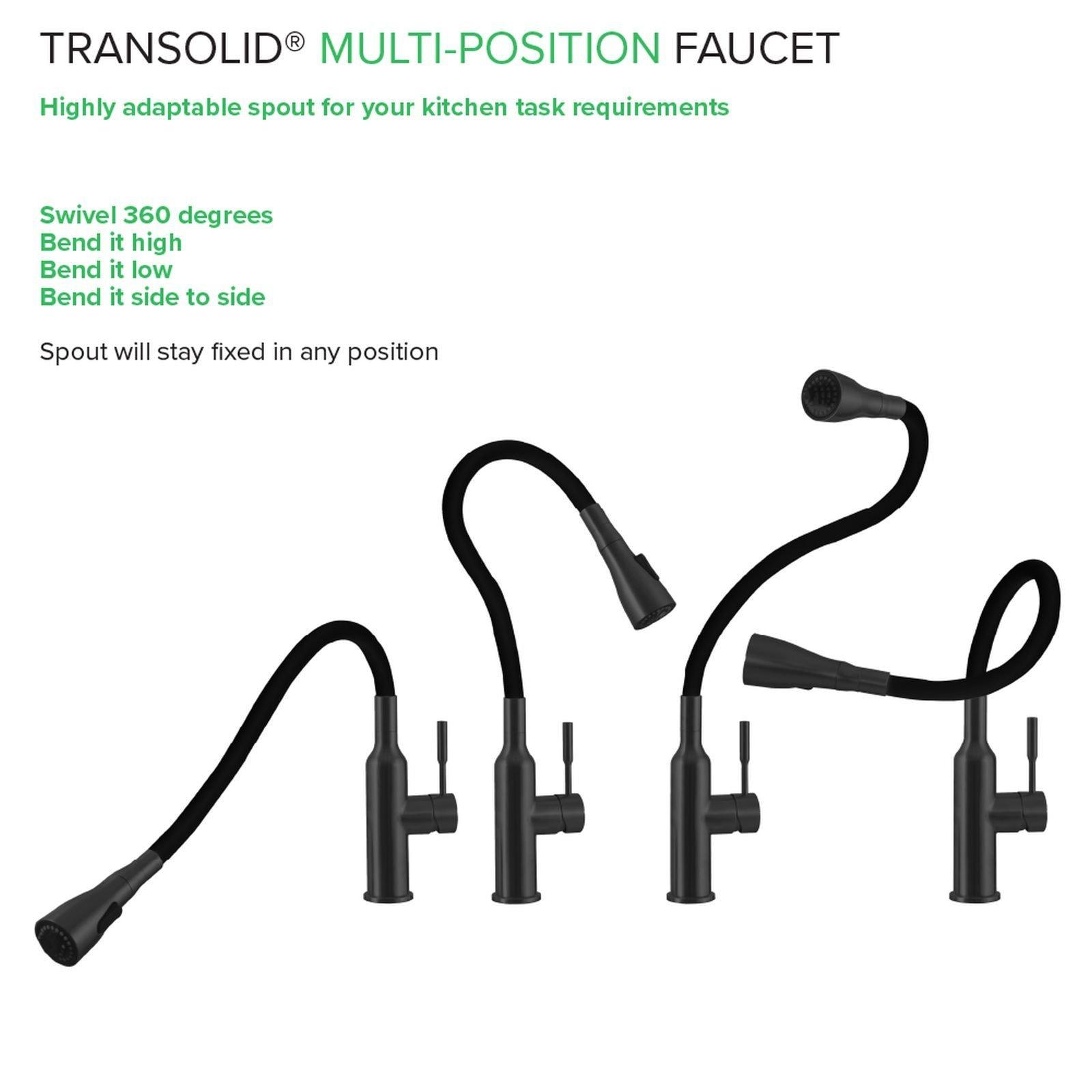 Flexible Multi-Function Faucet Single-Hole Laundry Faucet