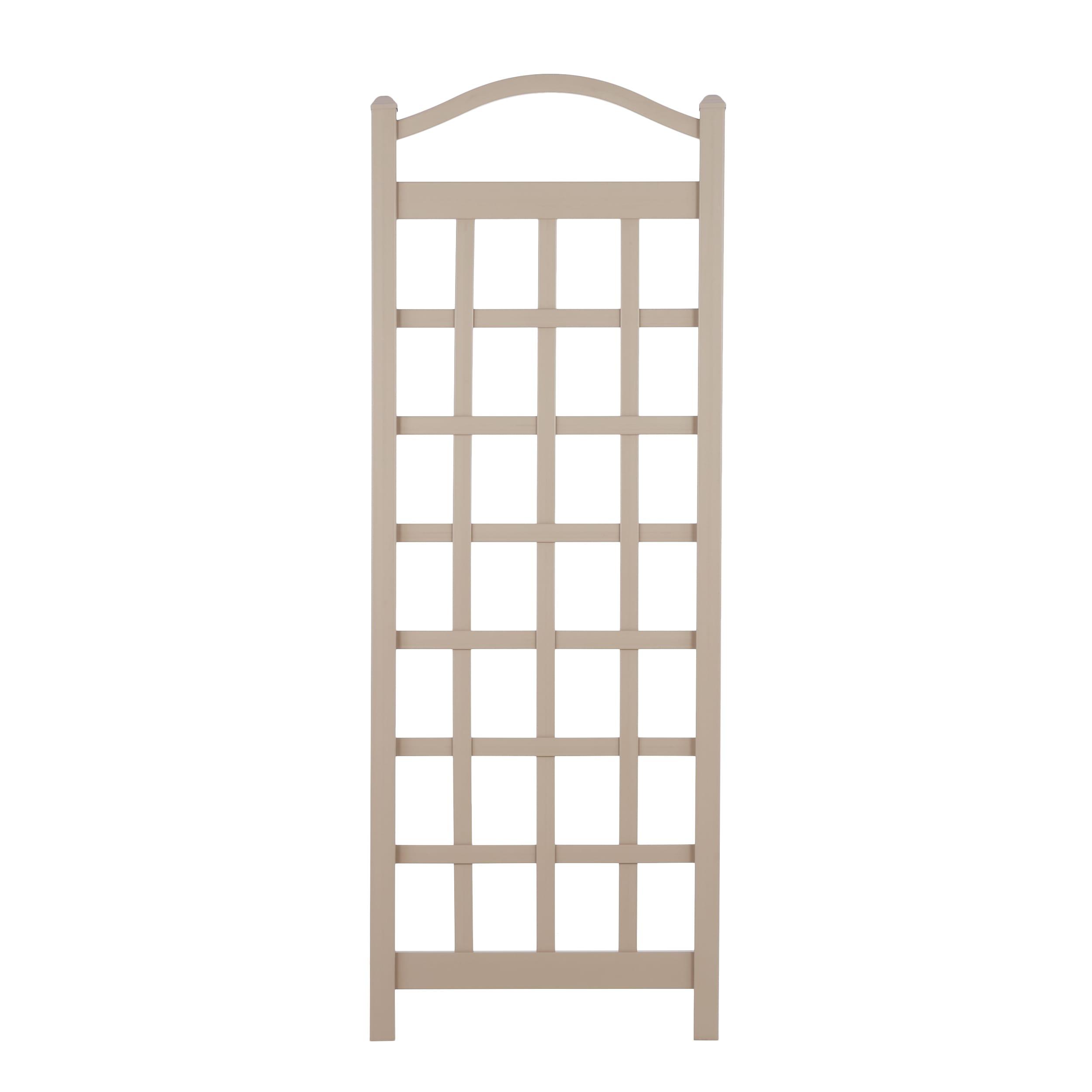 Dura-Trel Cambridge 28 x 75 Inch PVC Vinyl Outdoor Garden Patio Trellis