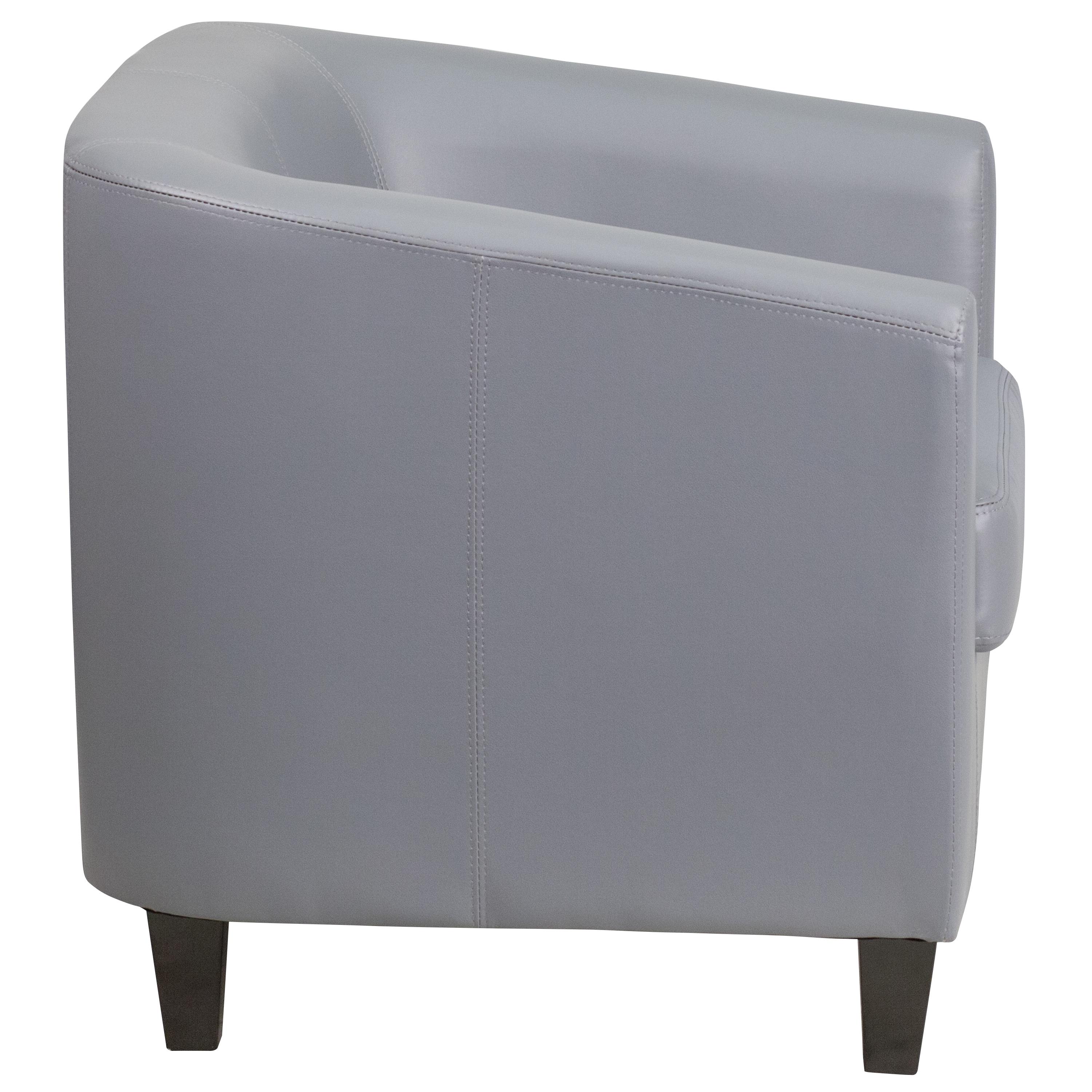 Flash Furniture Katie LeatherSoft Lounge Chair with Sloping Arms