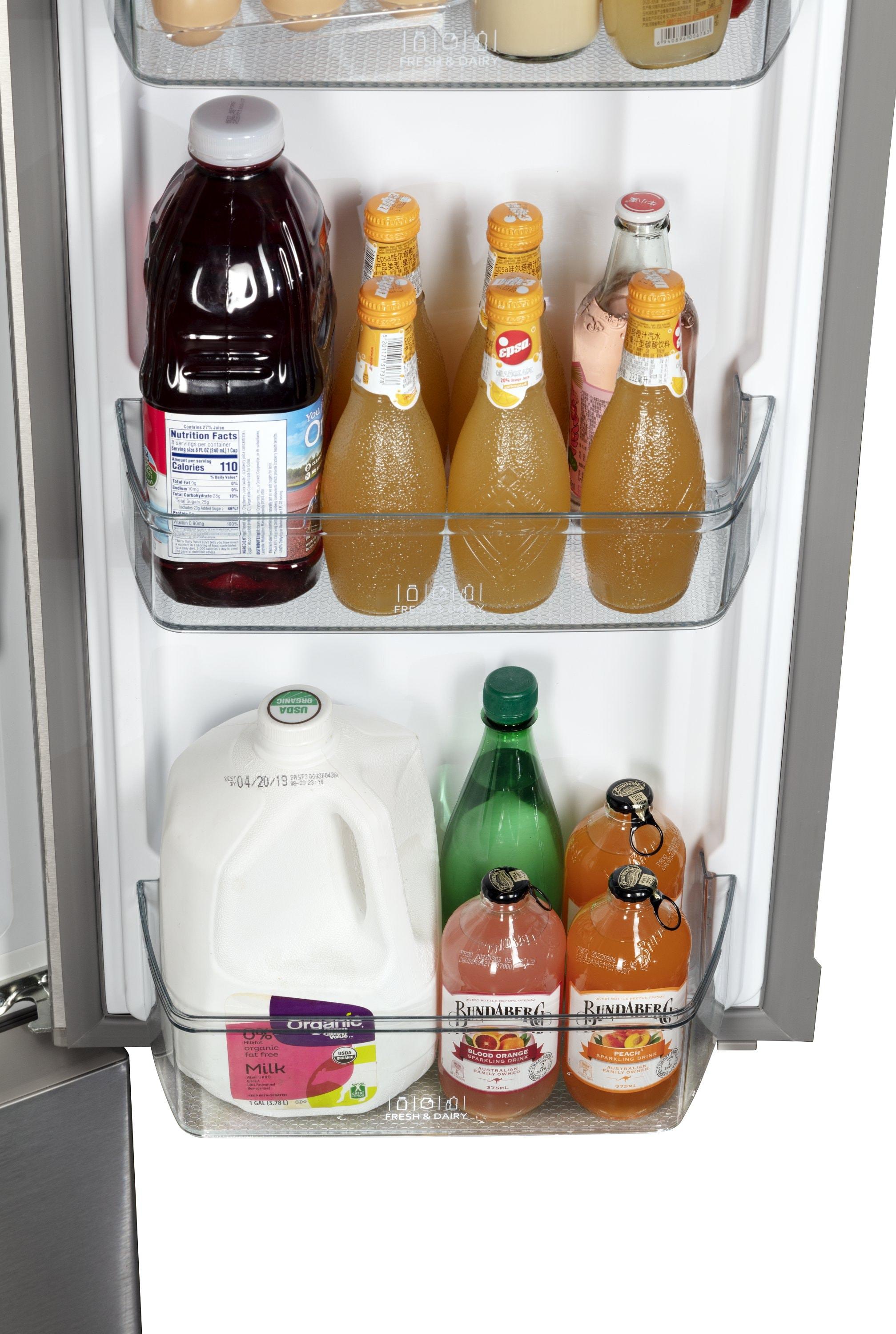 Hamilton Beach, 20.3 Cu. ft. French Door Refrigerator, Freestanding Installation, Platinum Silver, HZ7602