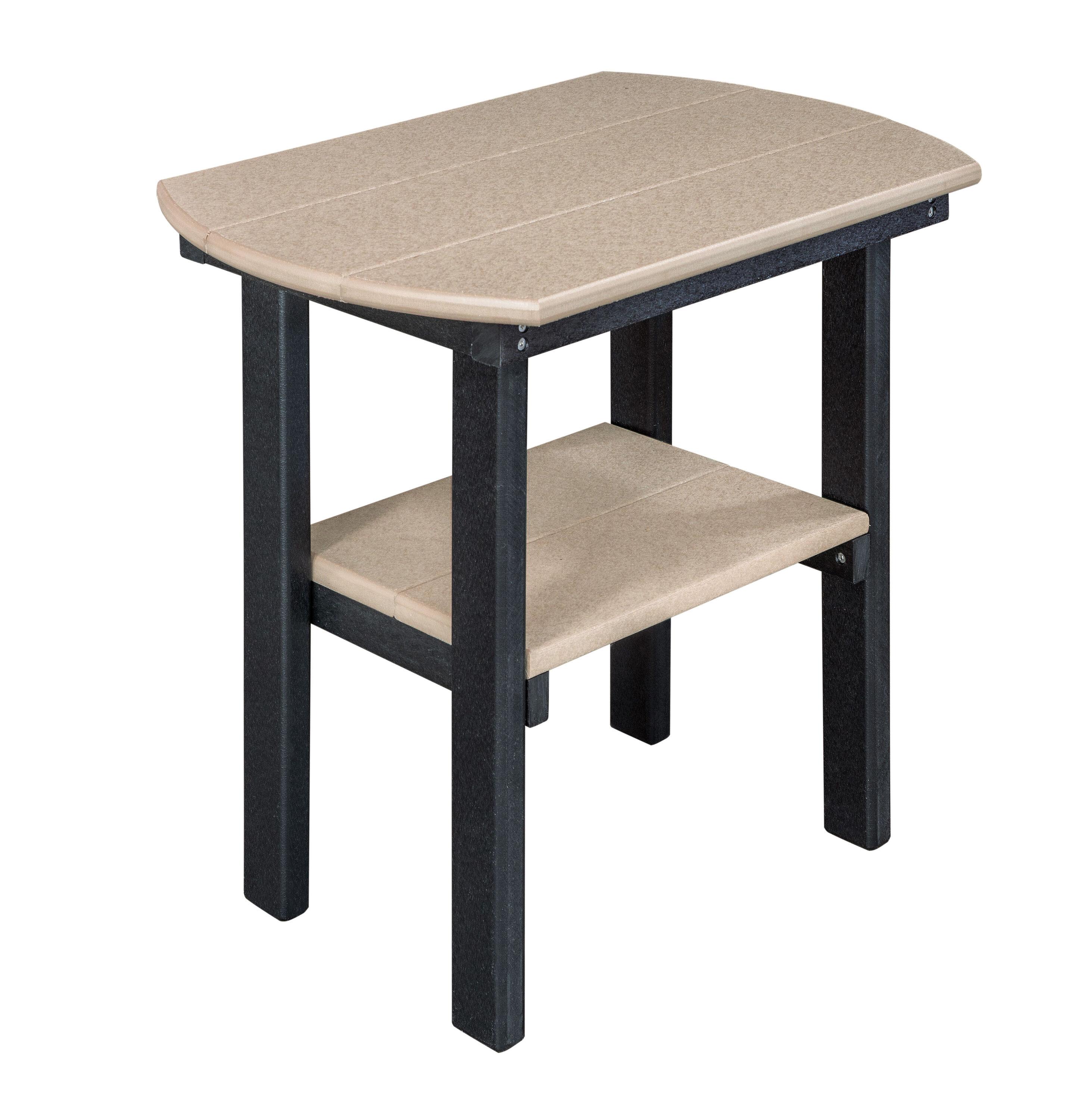 Hubert Oval Outdoor Side Table