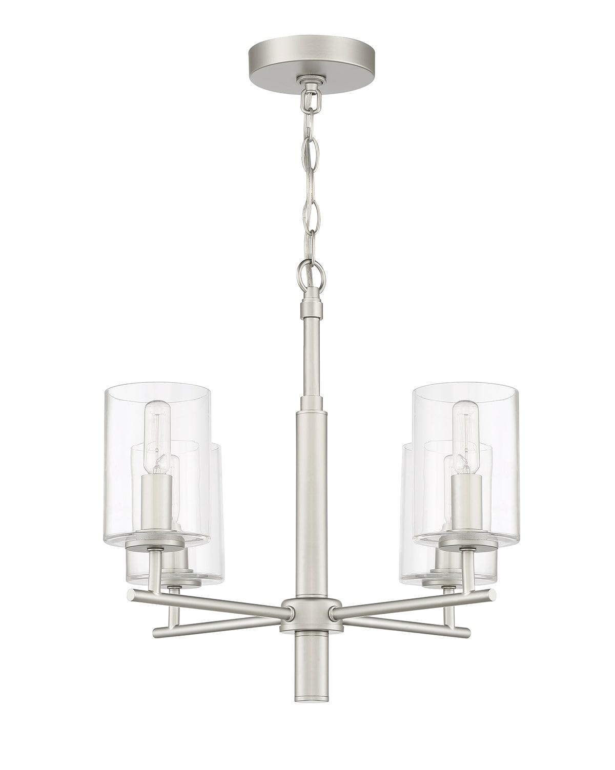 Craftmade Lighting Hailie 4 - Light Chandelier in  Satin Nickel