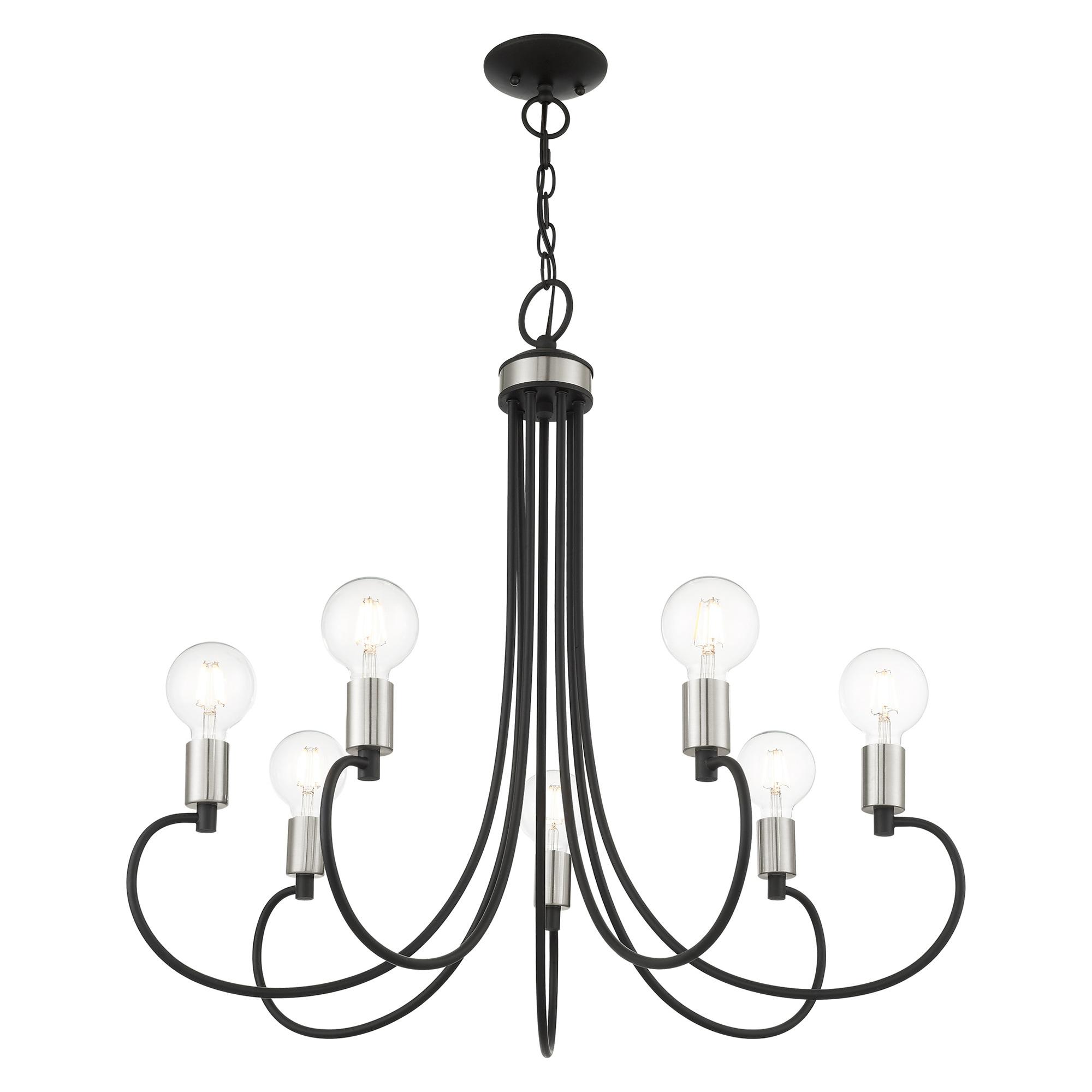 Livex Lighting - Bari - 7 Light Chandelier in New Traditional Style - 30 Inches