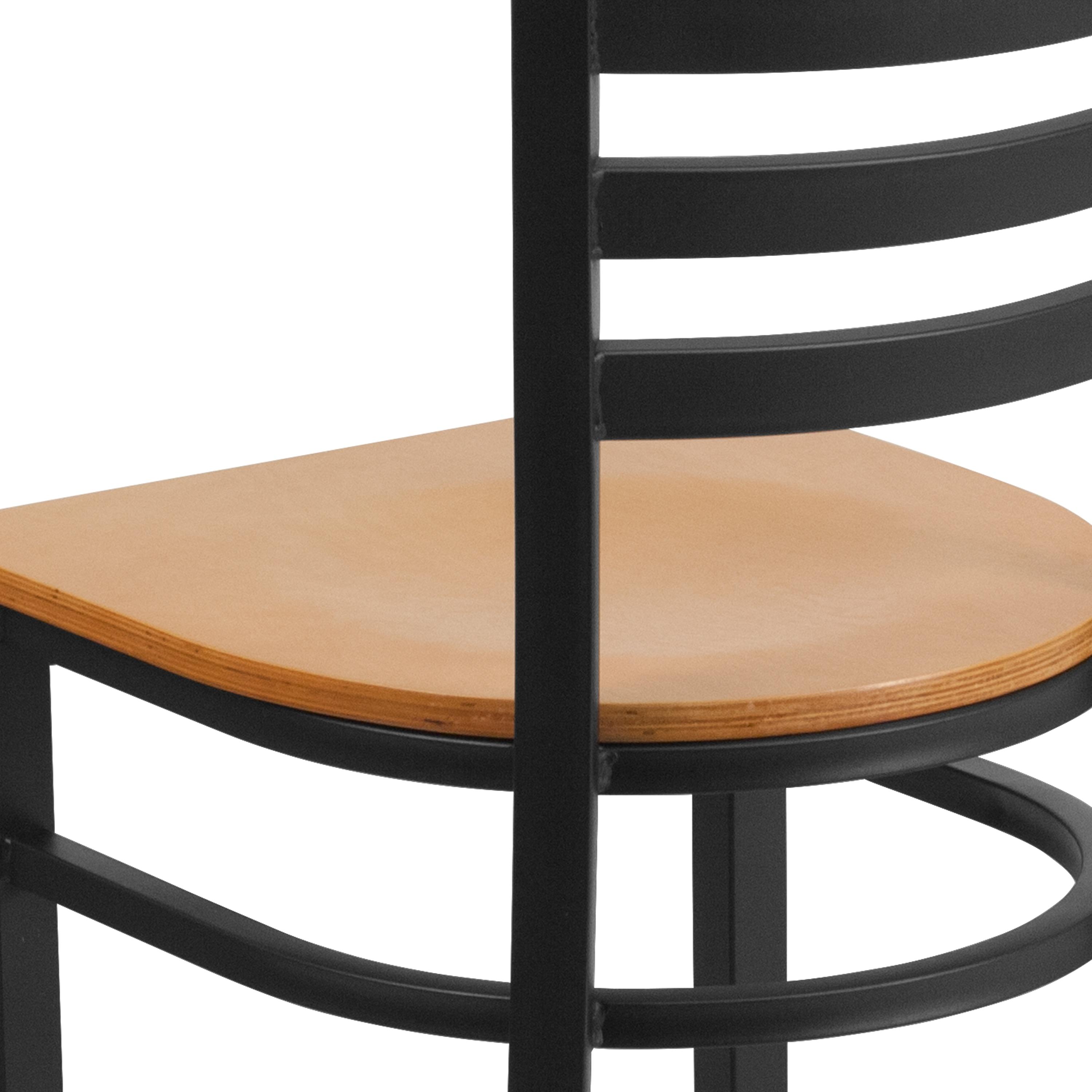 Kendall Ladder Back Metal Restaurant Chair