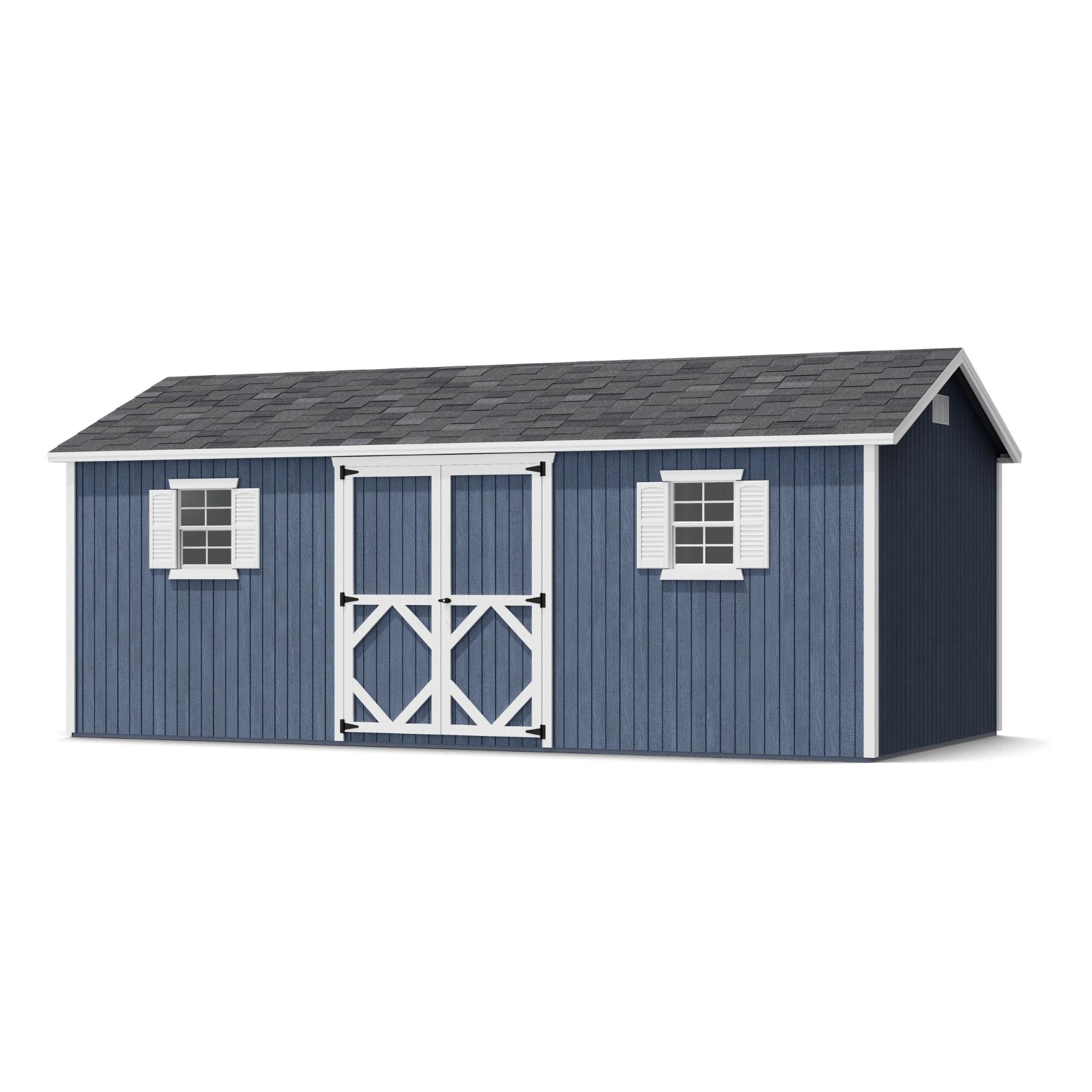 Little Cottage Co. Classic Workshop Outdoor Wood Storage Shed