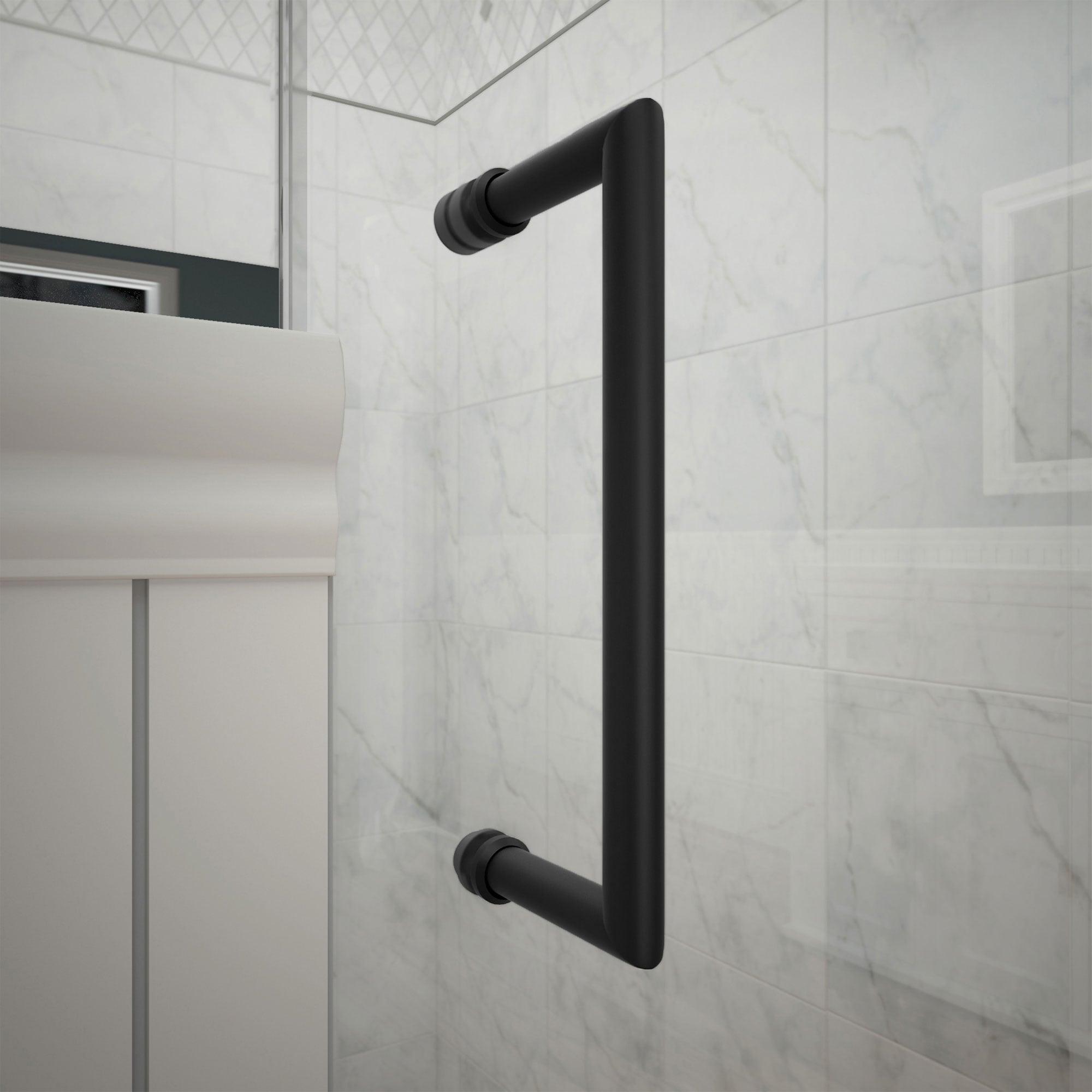 Unidoor Toulon Frameless 39.88" x 72" Rectangle Hinged Shower Enclosure