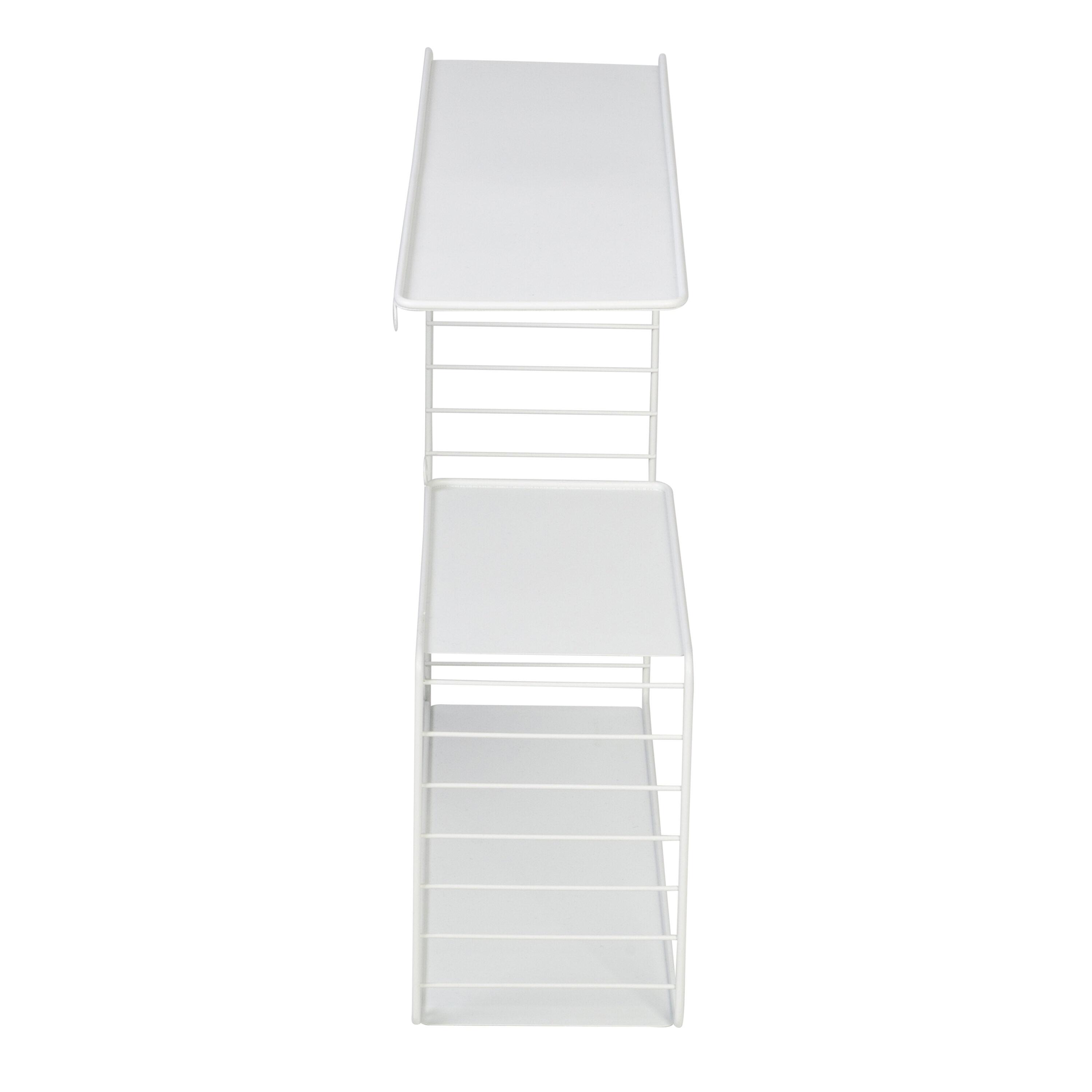 3-Tier Square Floating Wall Shelf