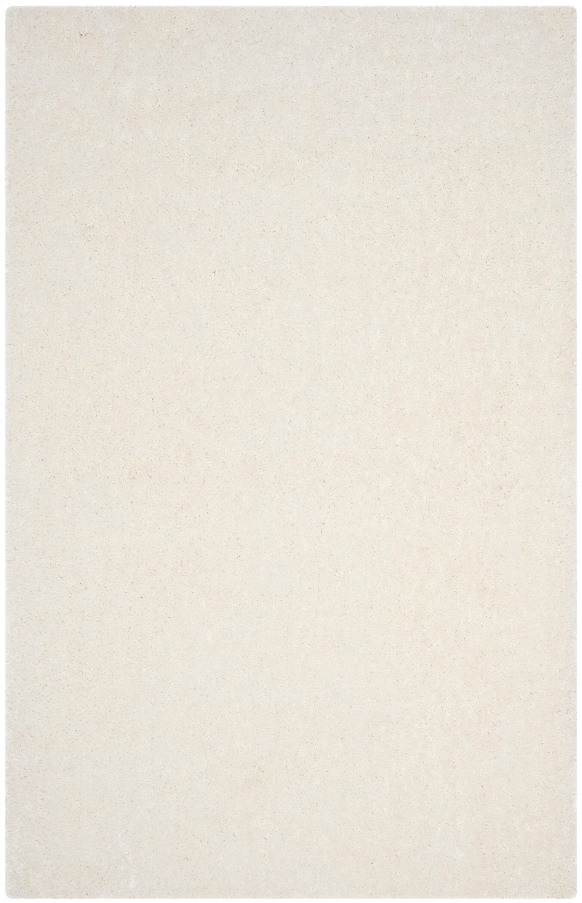 Luxe Shag SGX160 Hand Tufted Indoor Area Rug - Ivory - 9'x12' - Safavieh