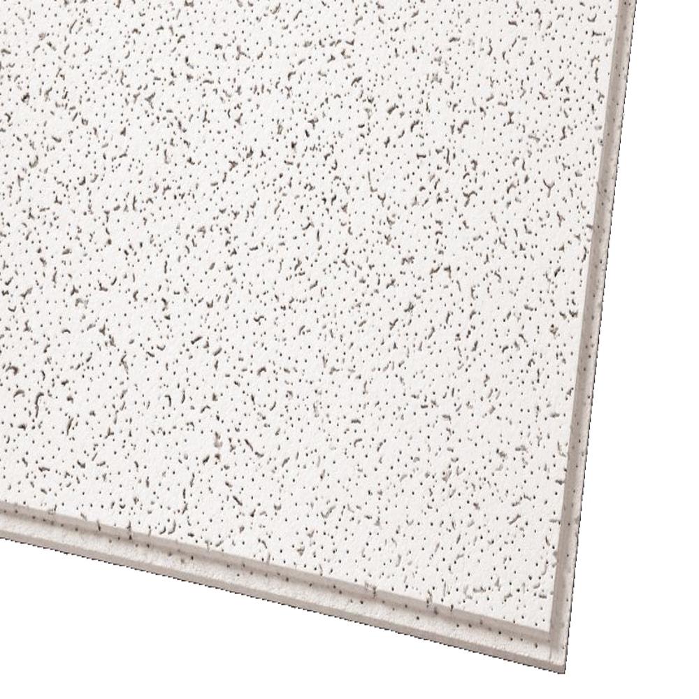 Armstrong 2x2 CORTEGA Acoustic Ceiling Tiles for Suspended Ceiling Grids, 16-tiles per pack, White